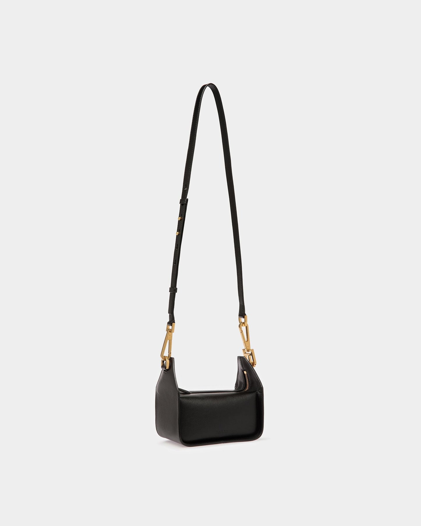 B-Hook XS Leather Minibag In Black