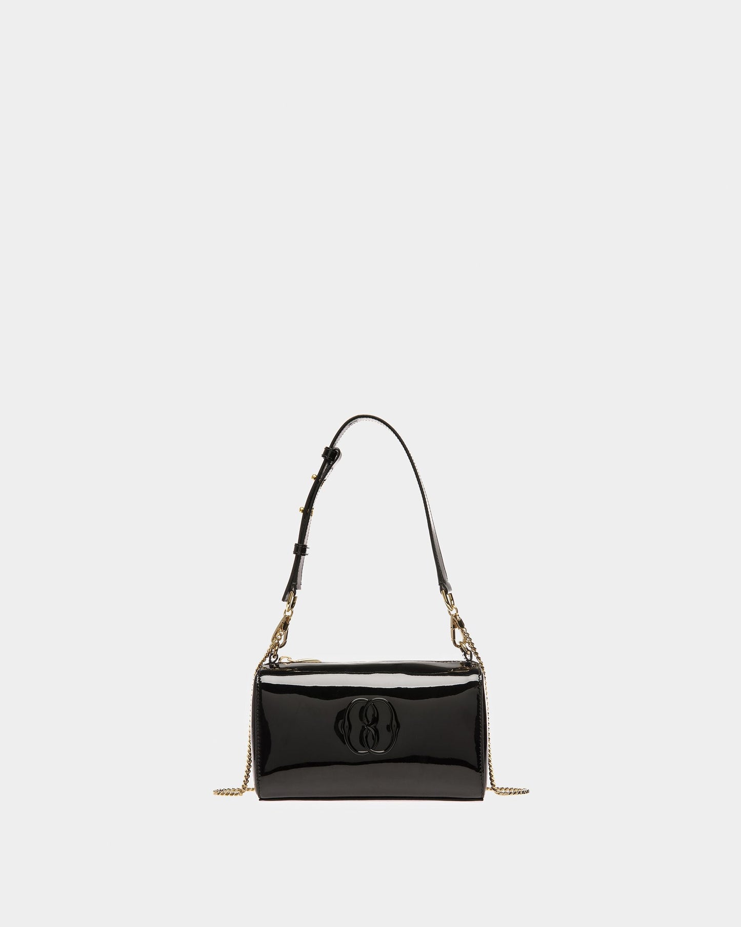 Emblem Rox Minibag | Women's Minibag | Black Leather | Bally | Still Life Front