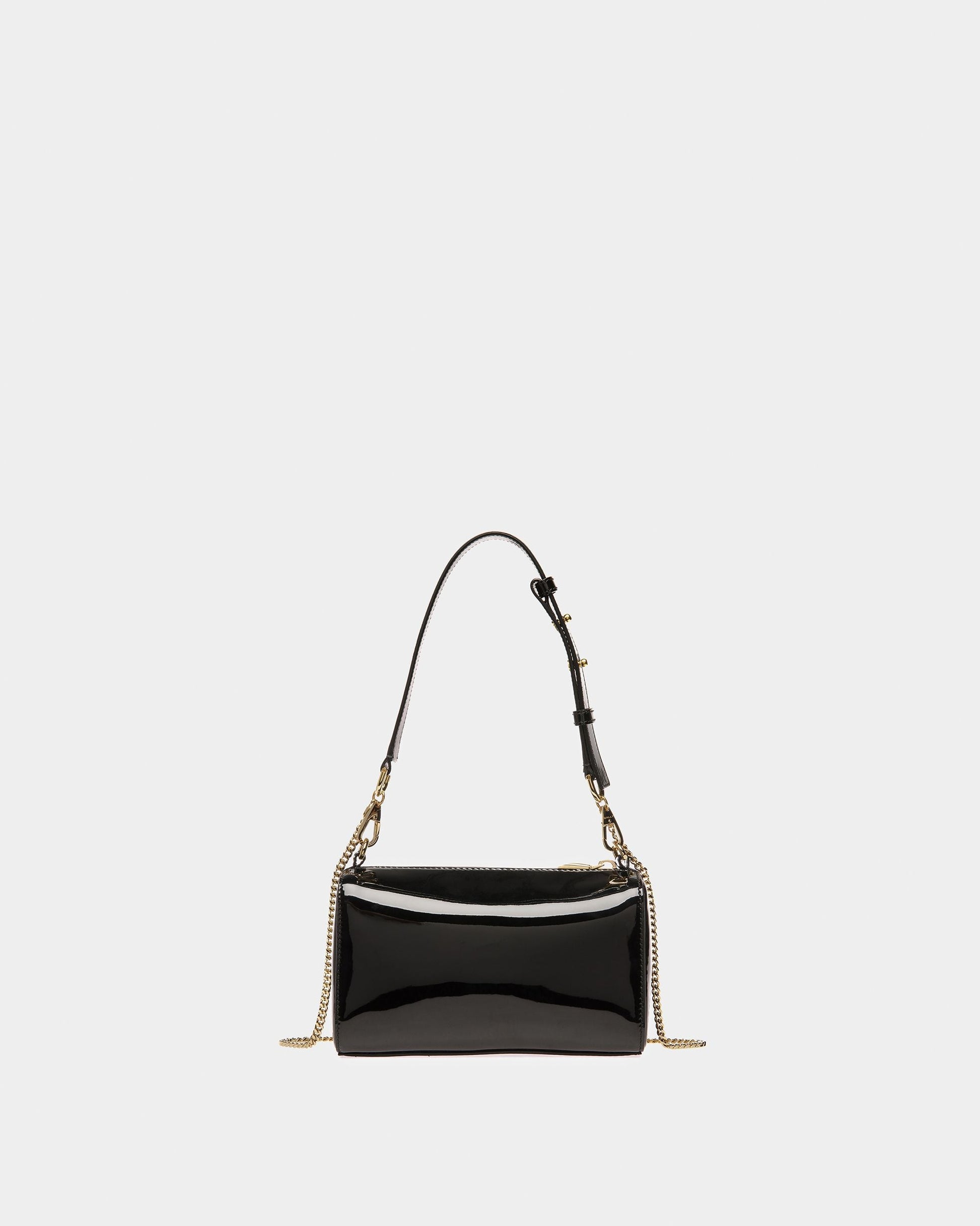 Emblem Rox Minibag | Women's Minibag | Black Leather | Bally | Still Life Back