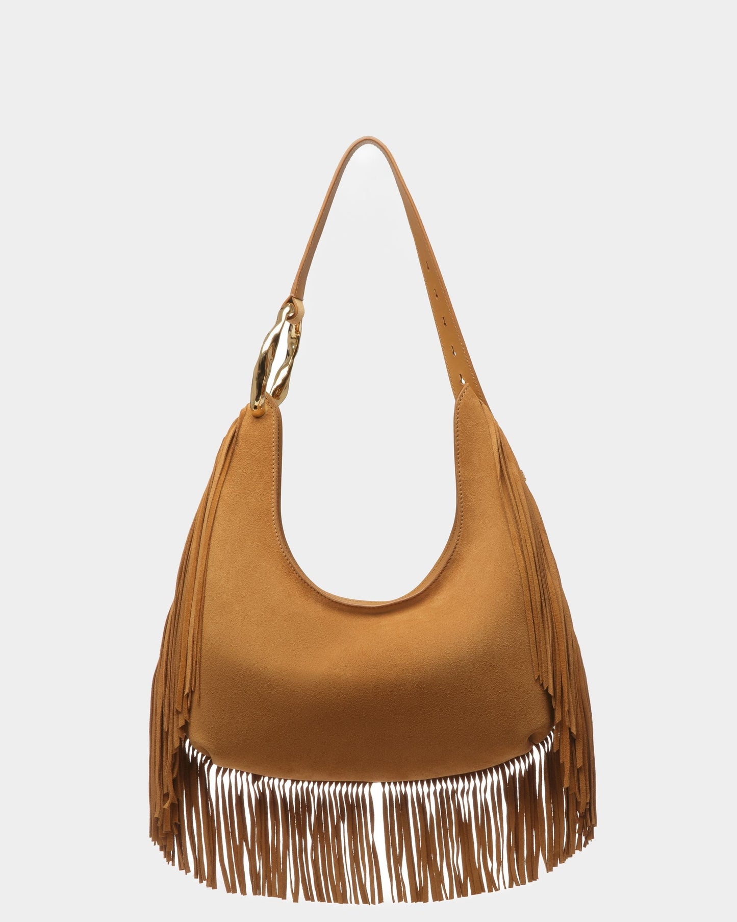 Baroque Ring | Women's Shoulder Bag | Desert Leather | Bally | Still Life Back
