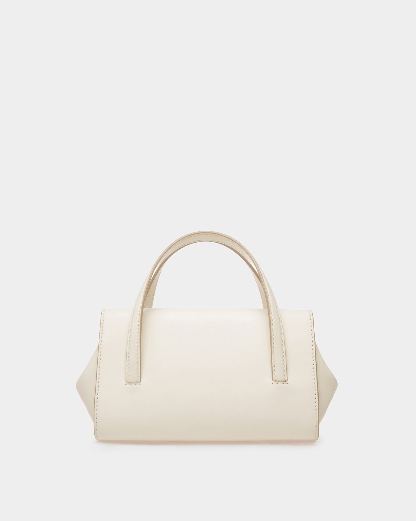 Baroque Fold Small | Women's Minibag | Bone Leather | Bally | Still Life Back