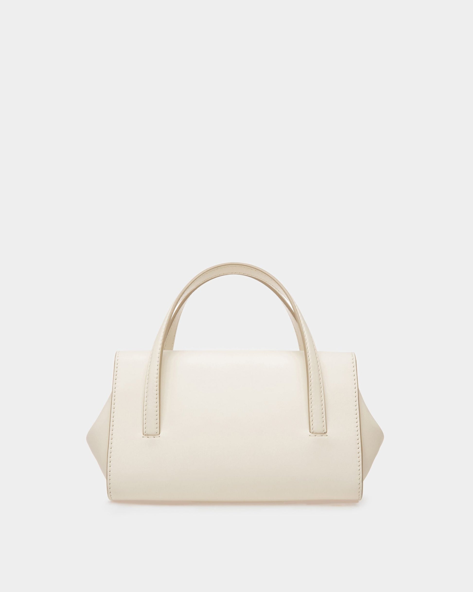 Baroque Fold Small | Women's Minibag | Bone Leather | Bally | Still Life Back