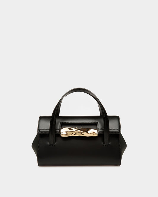 Baroque Minibag In Black Leather