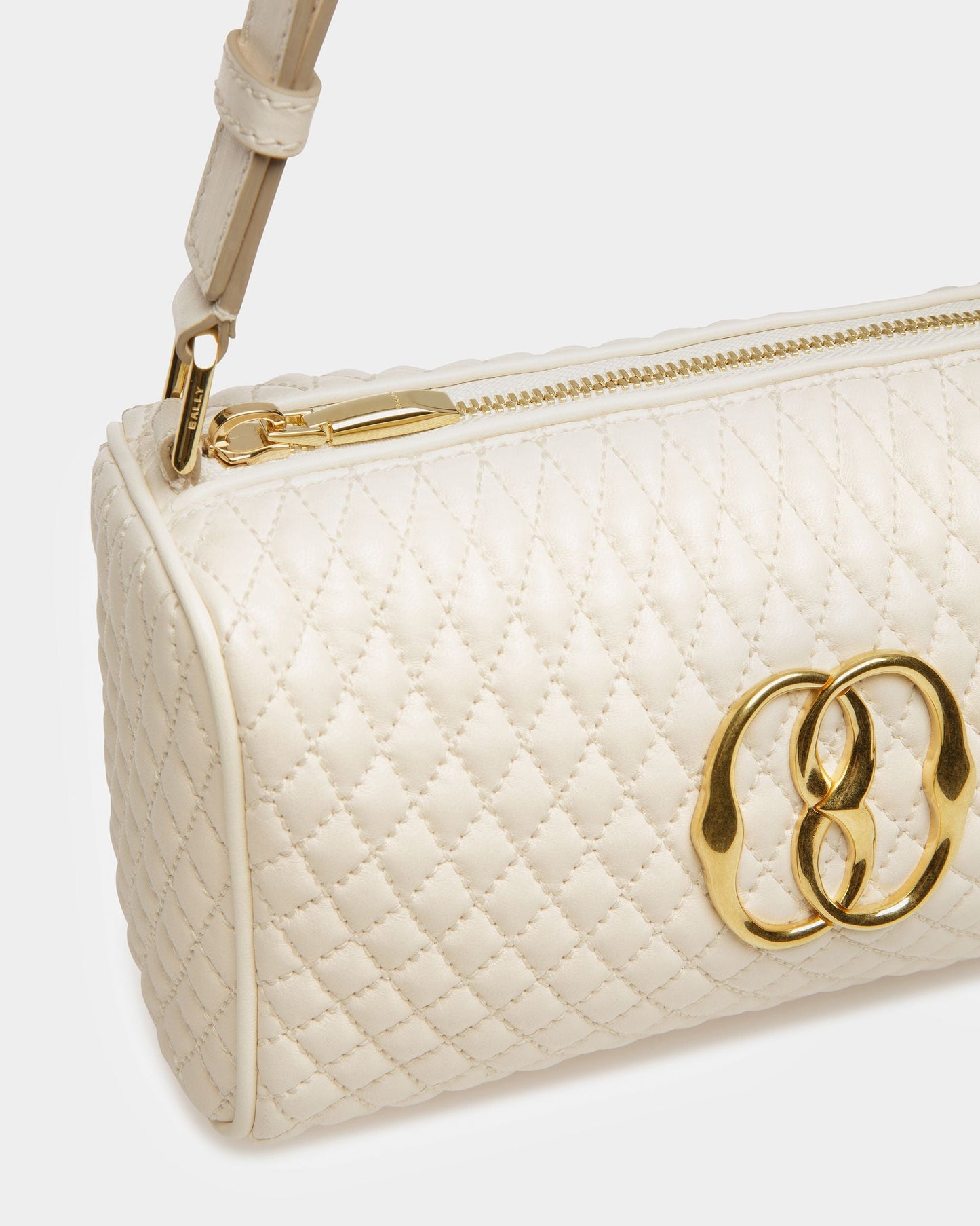 Emblem Minibag In Quilted Leather