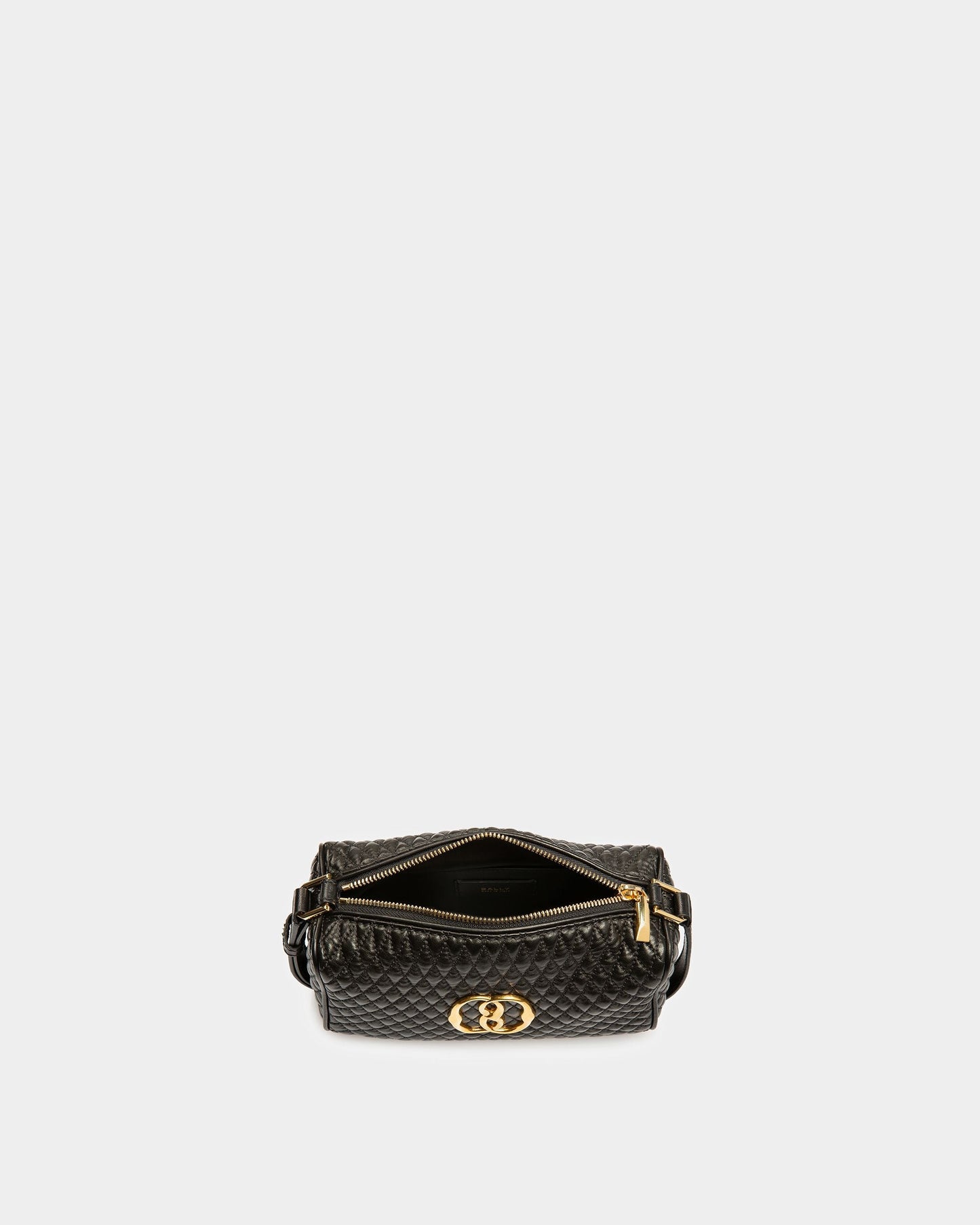 Emblem Minibag In Quilted Leather