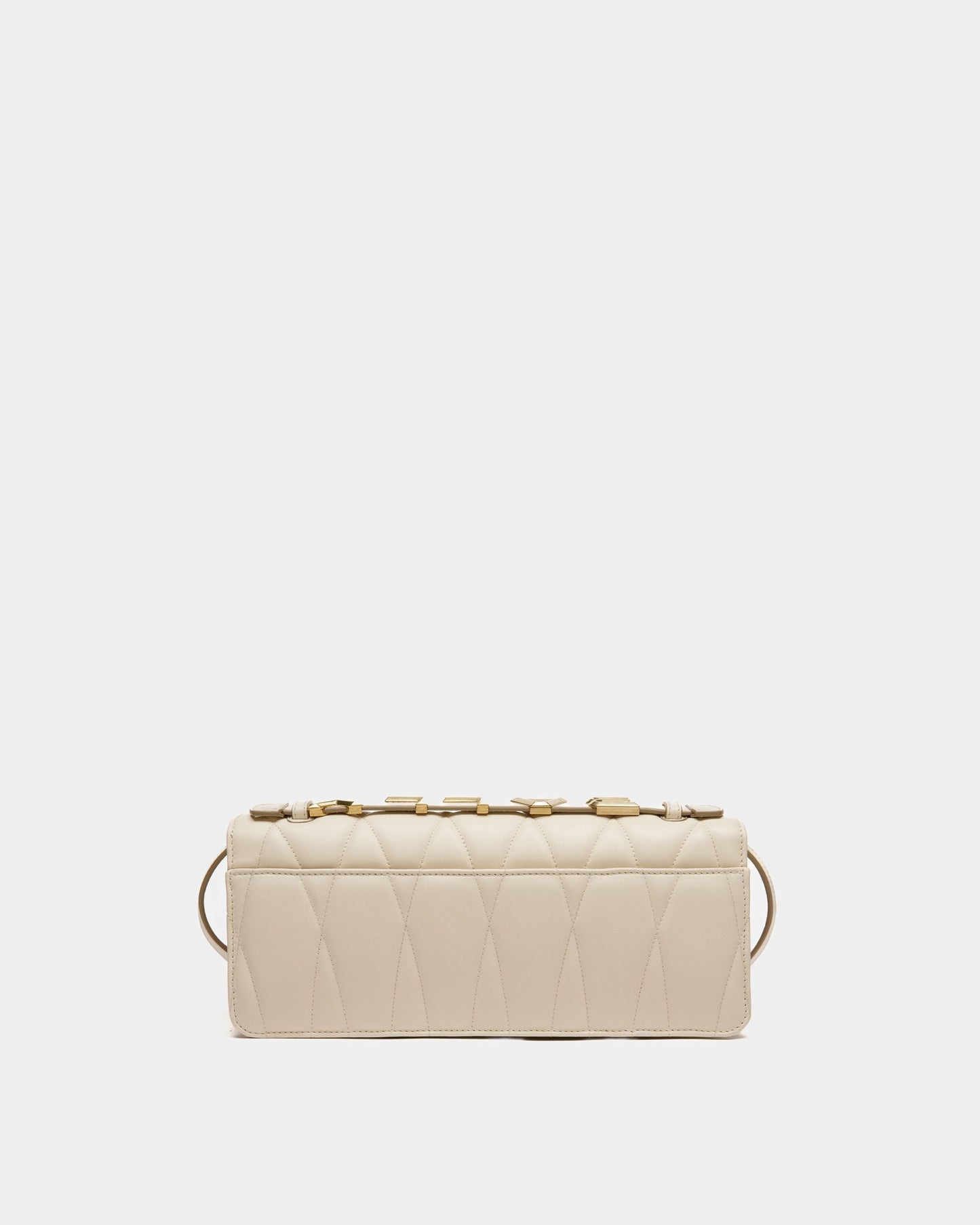 Logo Crossbody Large | Women's Crossbody | Bone Leather | Bally | Still Life Back
