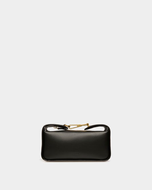 B-Hook Leather Shoulder Bag In Black