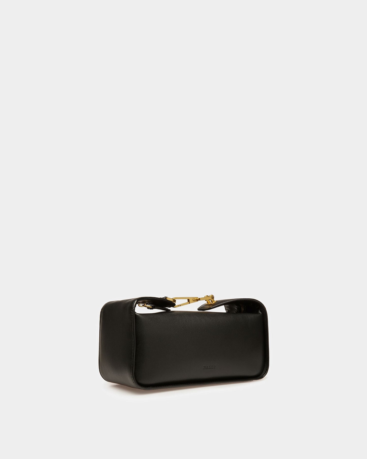 B-Hook Leather Shoulder Bag In Black