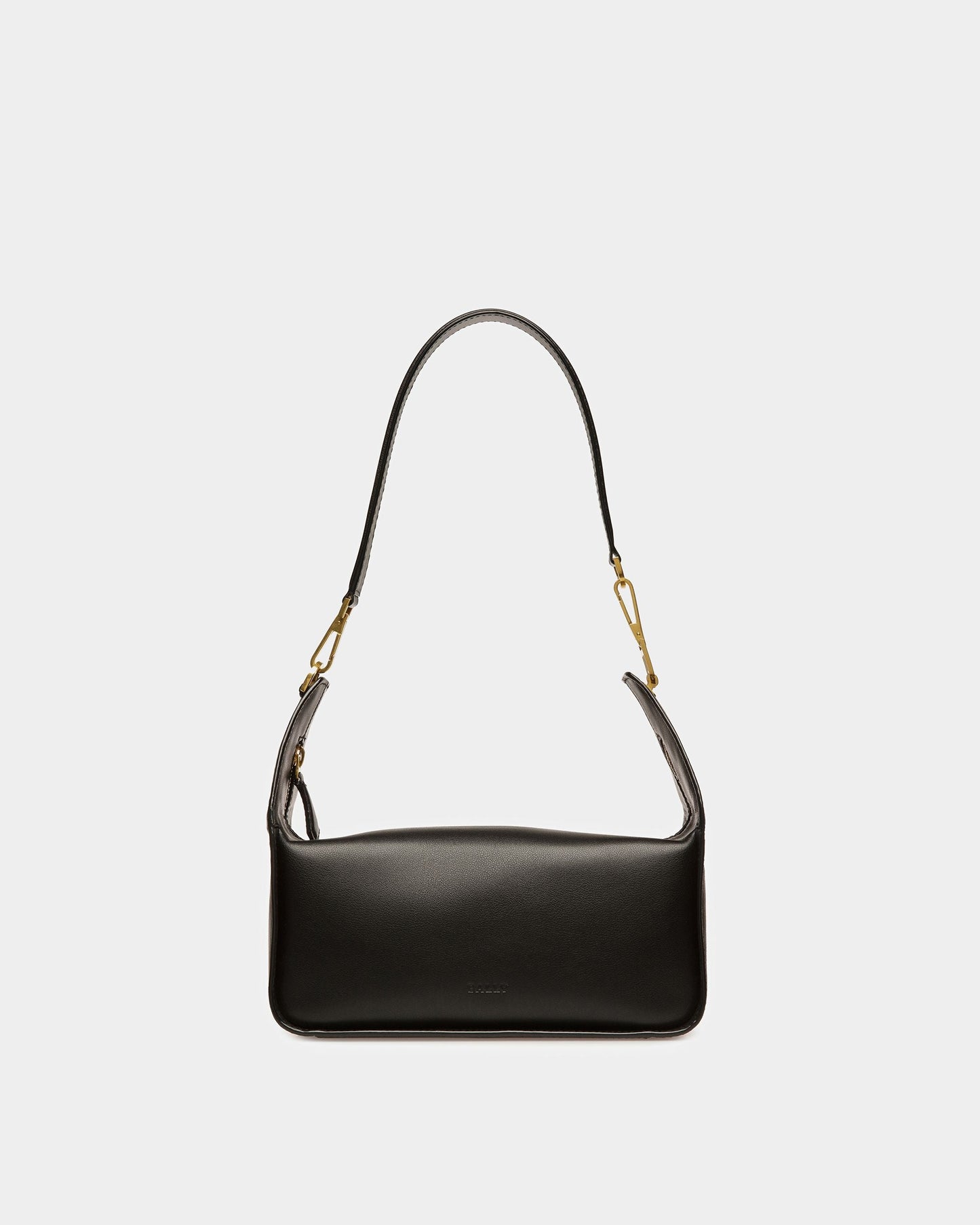 B-Hook Leather Shoulder Bag In Black