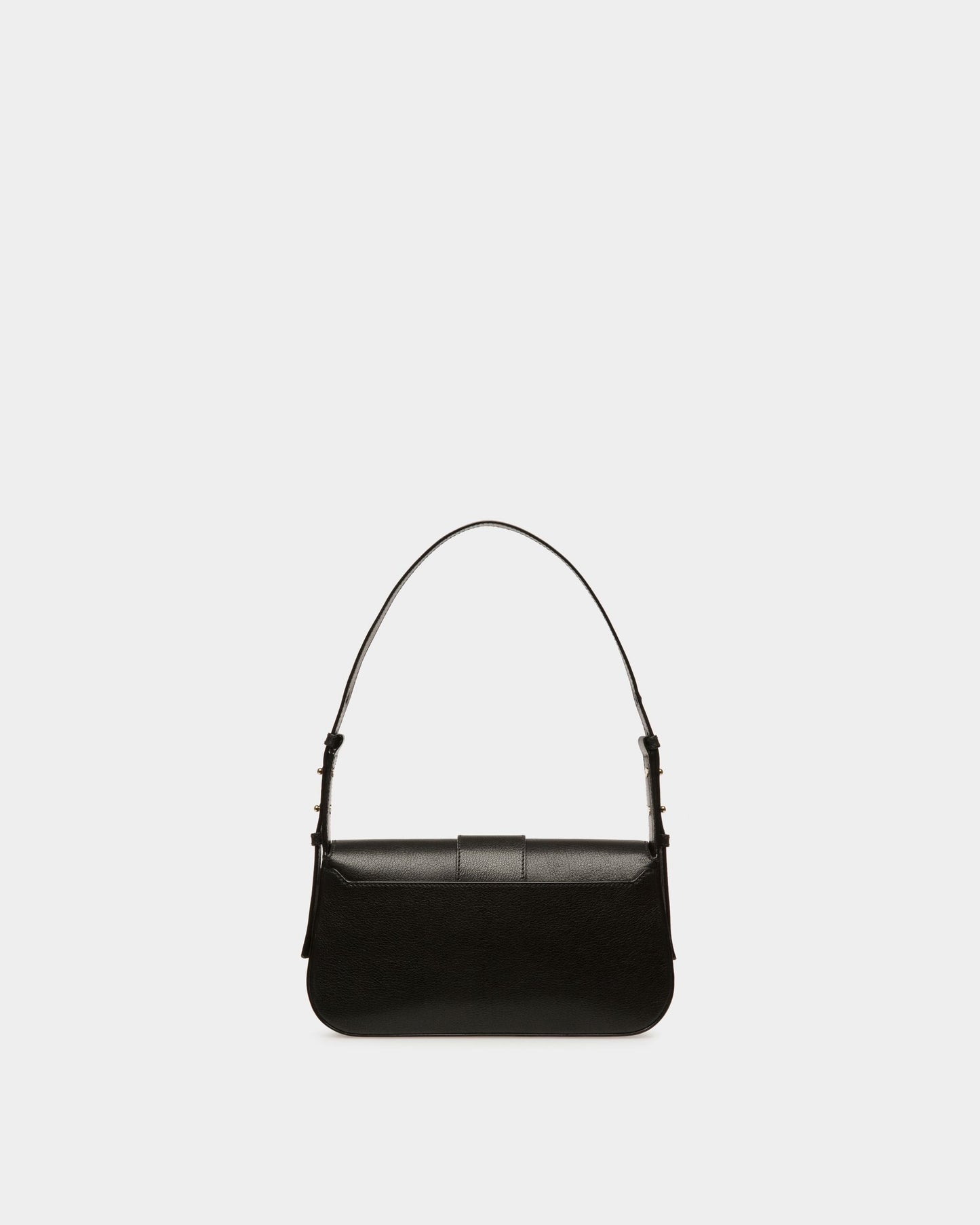Jadha Leather Shoulder Bag In Black