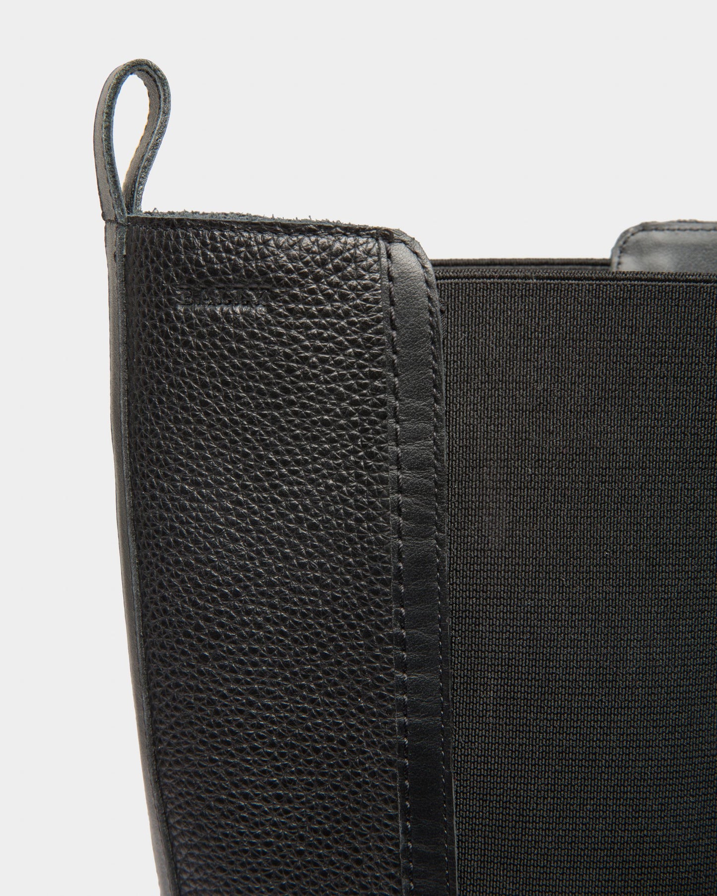 Galeen Leather Long Boots In Black