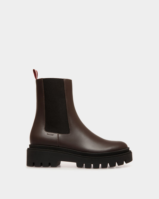 Bootie in Brown Leather