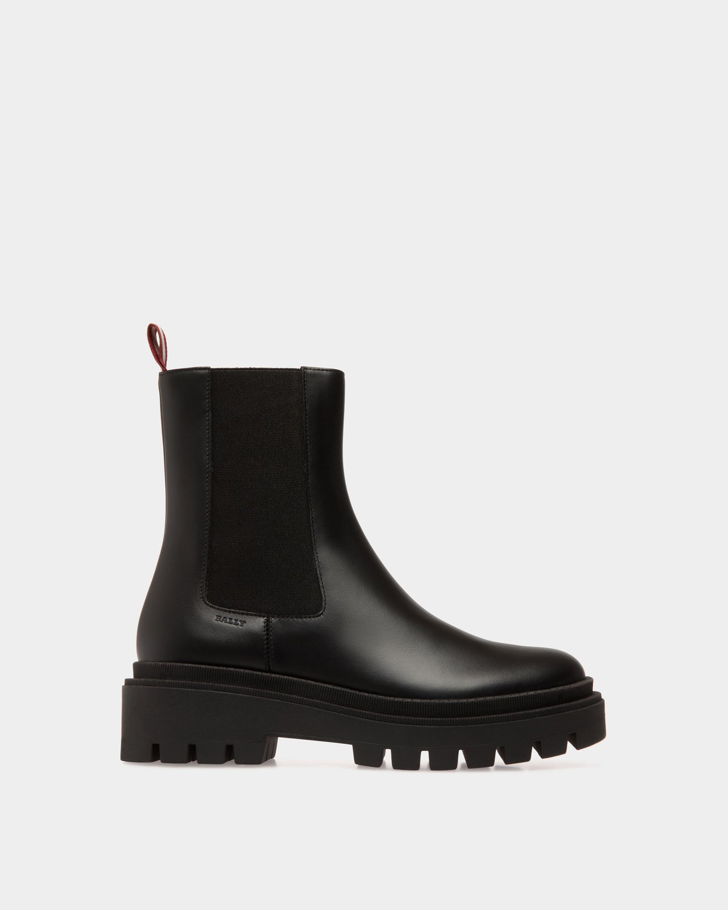 Bootie In Black Leather
