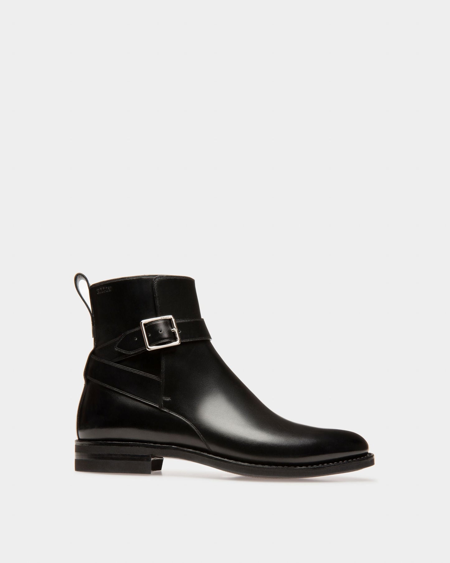 Filly Leather Booties In Black