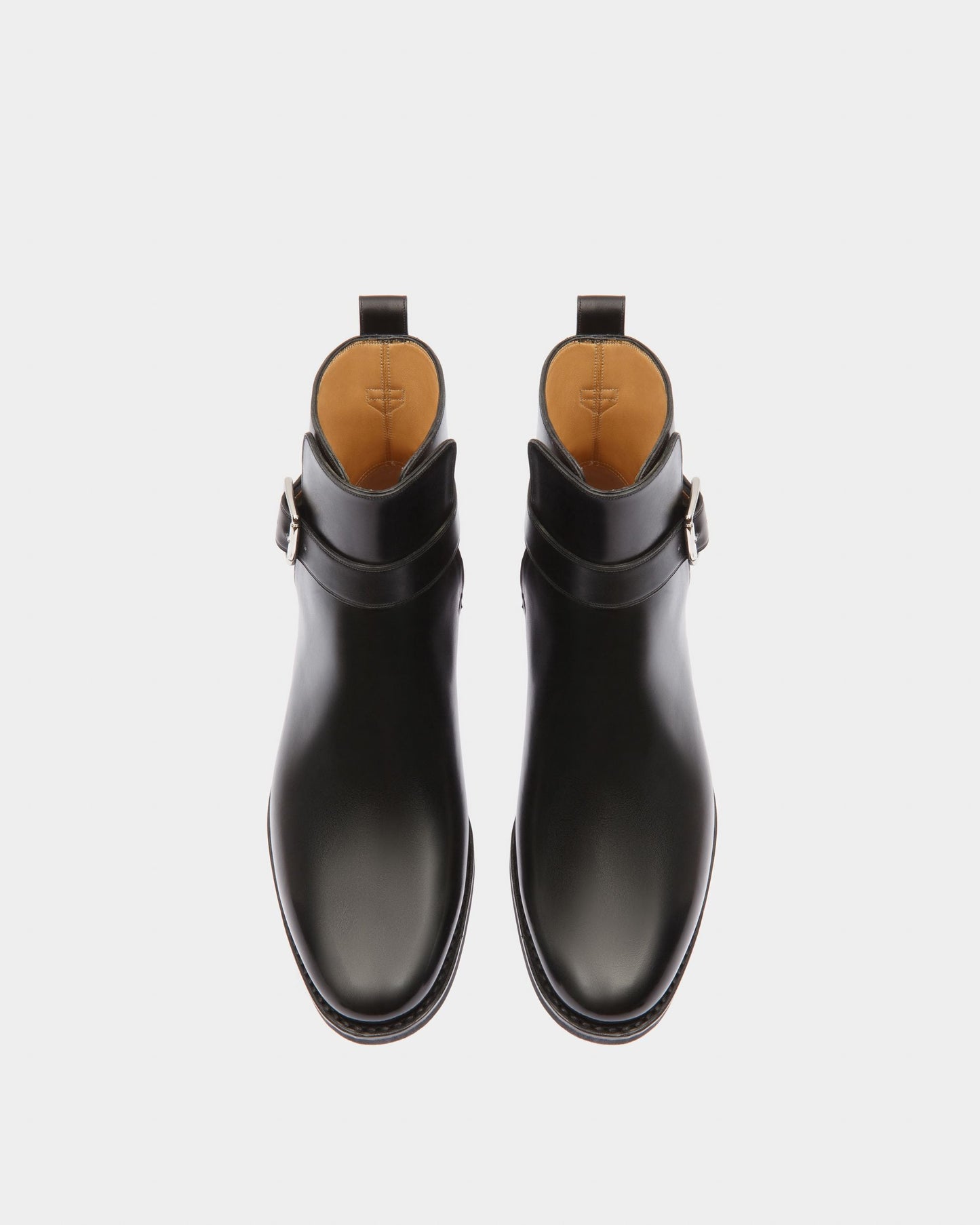 Filly Leather Booties In Black