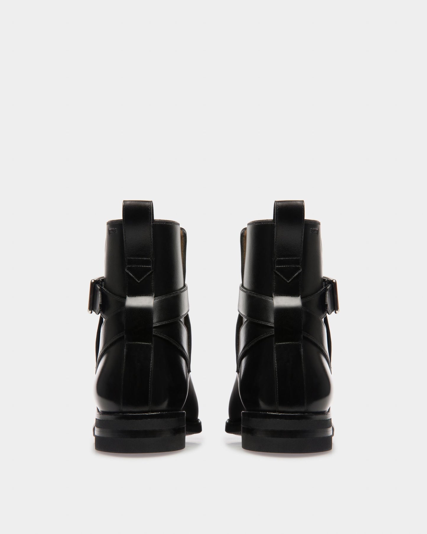 Filly Leather Booties In Black