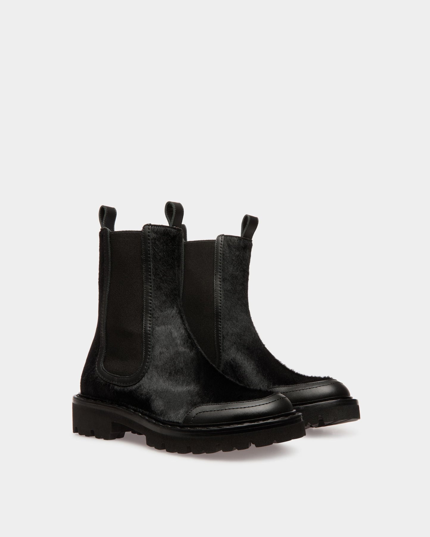 Nalyna | Women's Boots | Black Leather | Bally | Still Life 3/4 Front