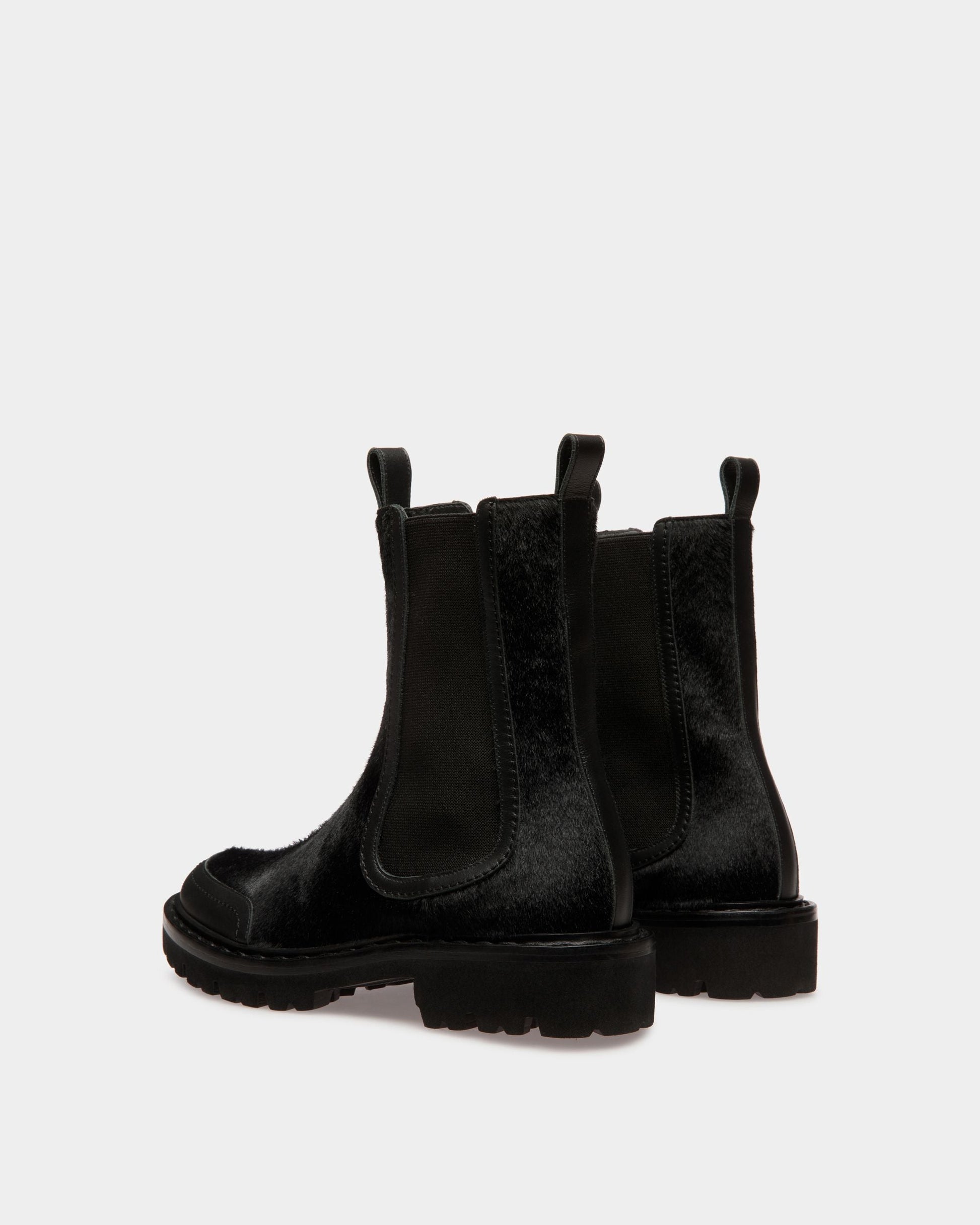 Nalyna | Women's Boots | Black Leather | Bally | Still Life 3/4 Back
