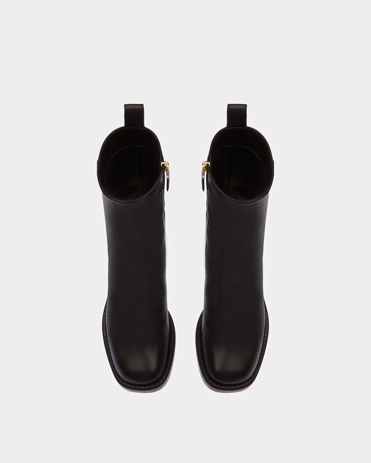 Austine Leather Boots In Black