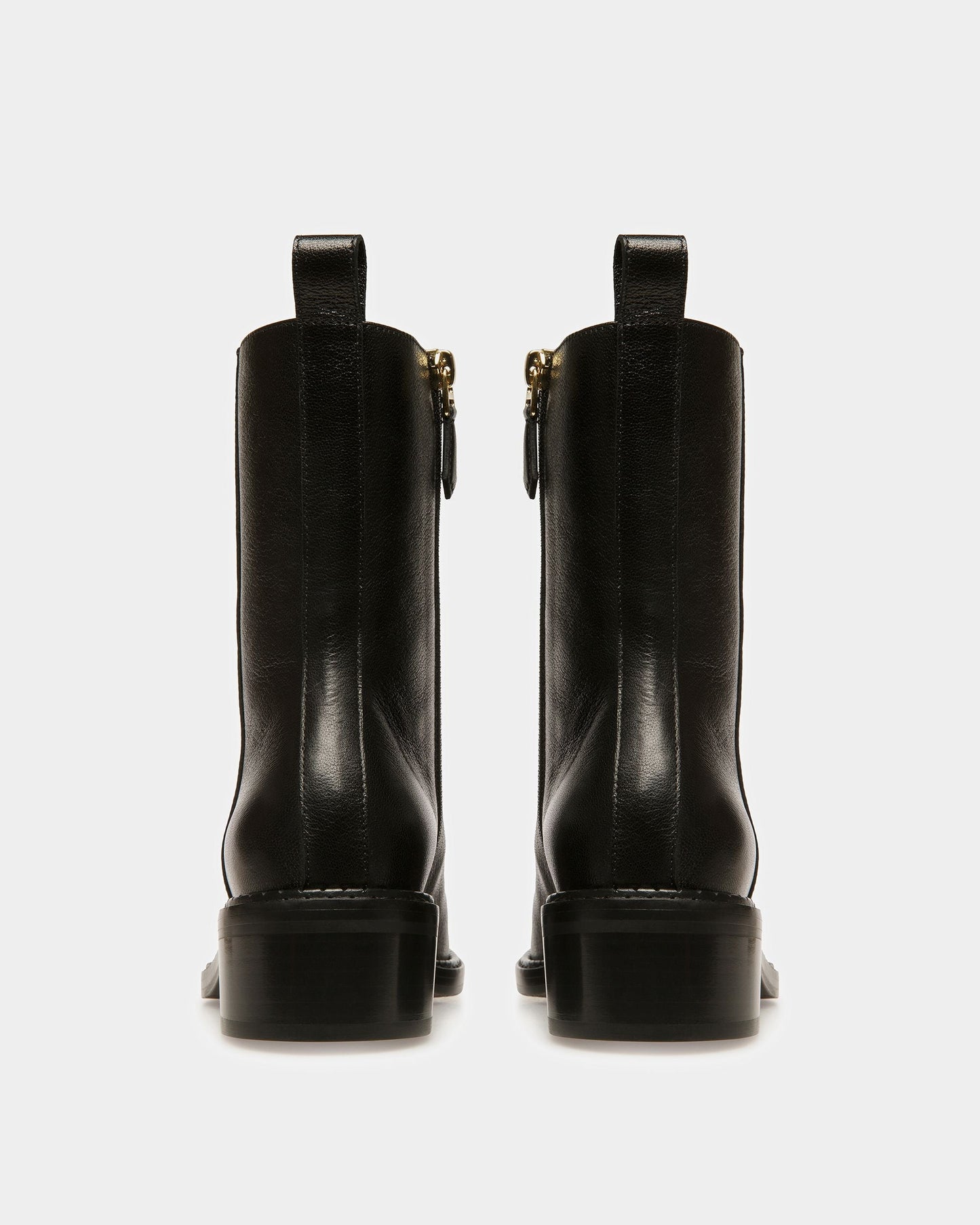 Austine Leather Boots In Black