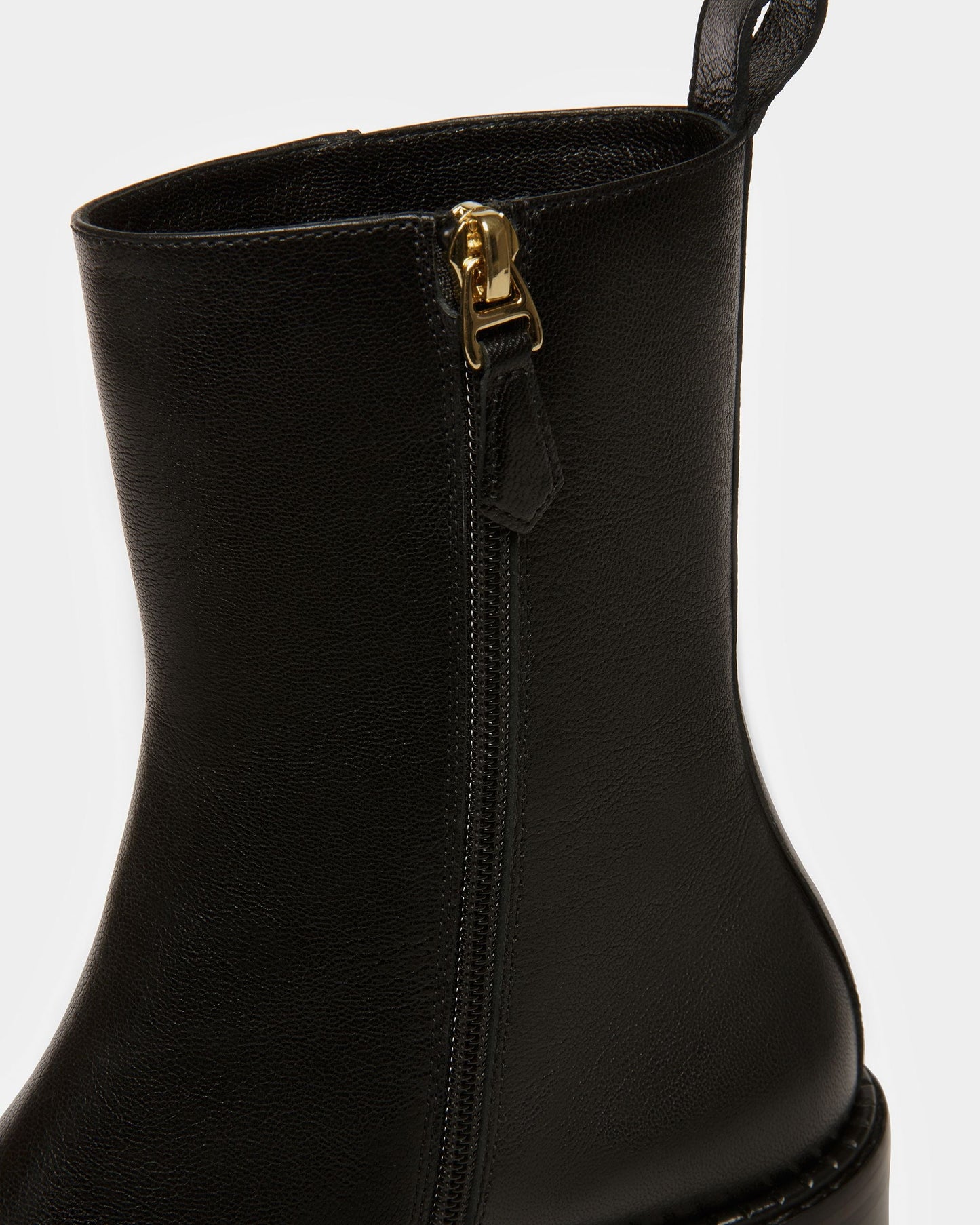 Austine Leather Boots In Black