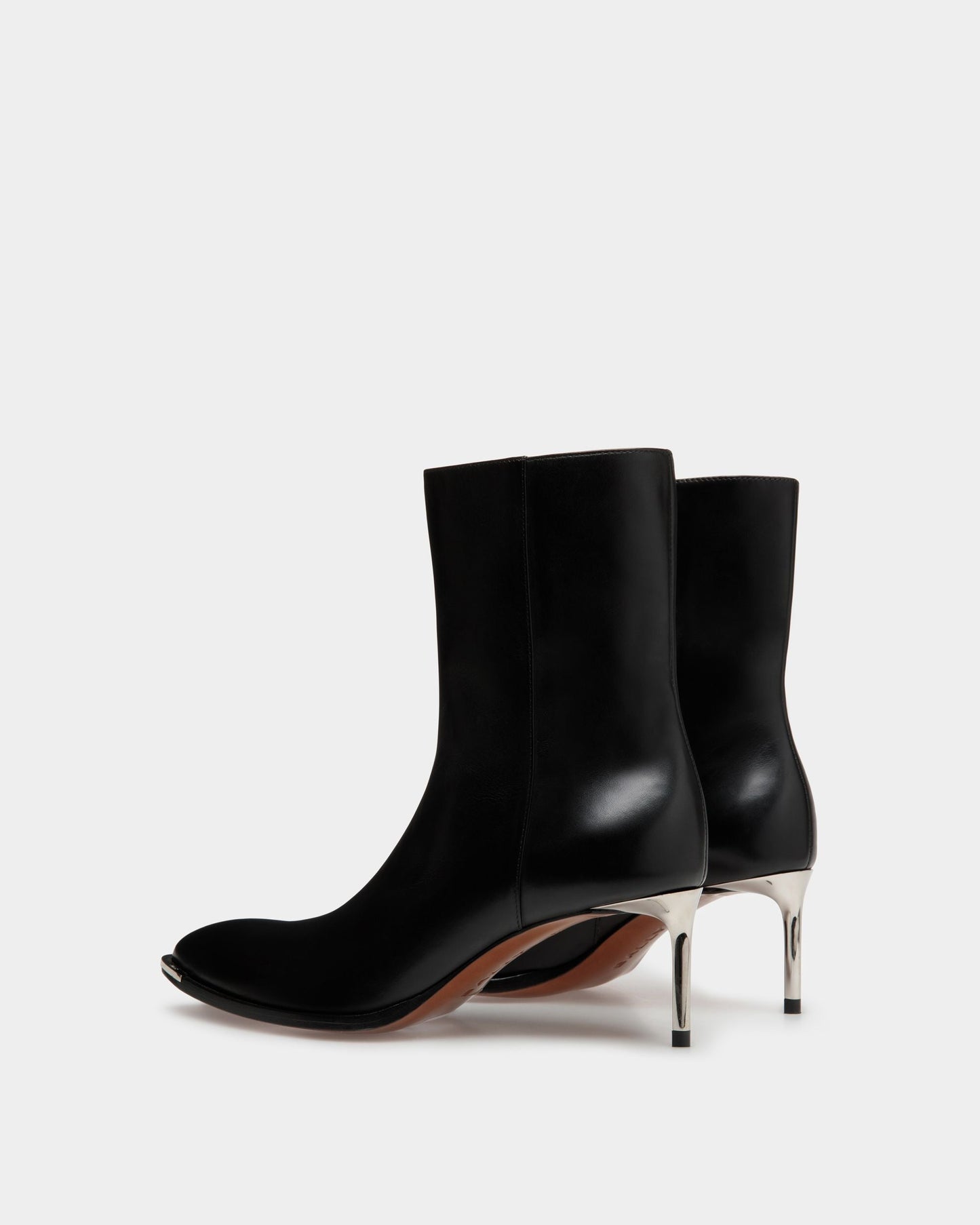 Hannika | Women's Boots |Black Leather | Bally | Still Life 3/4 Back