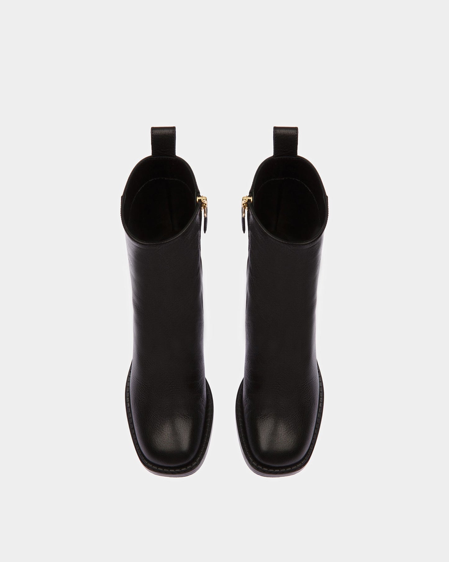 Austine Leather Boots In Black