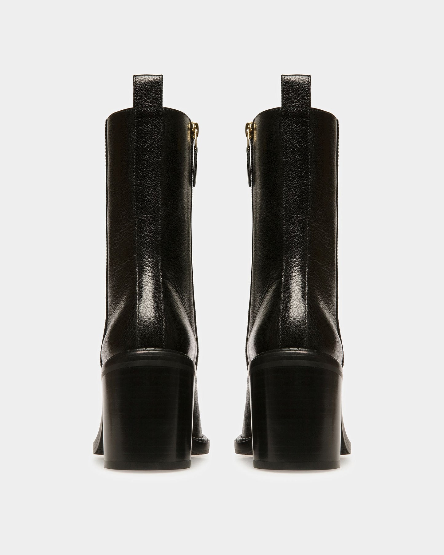 Austine Leather Boots In Black