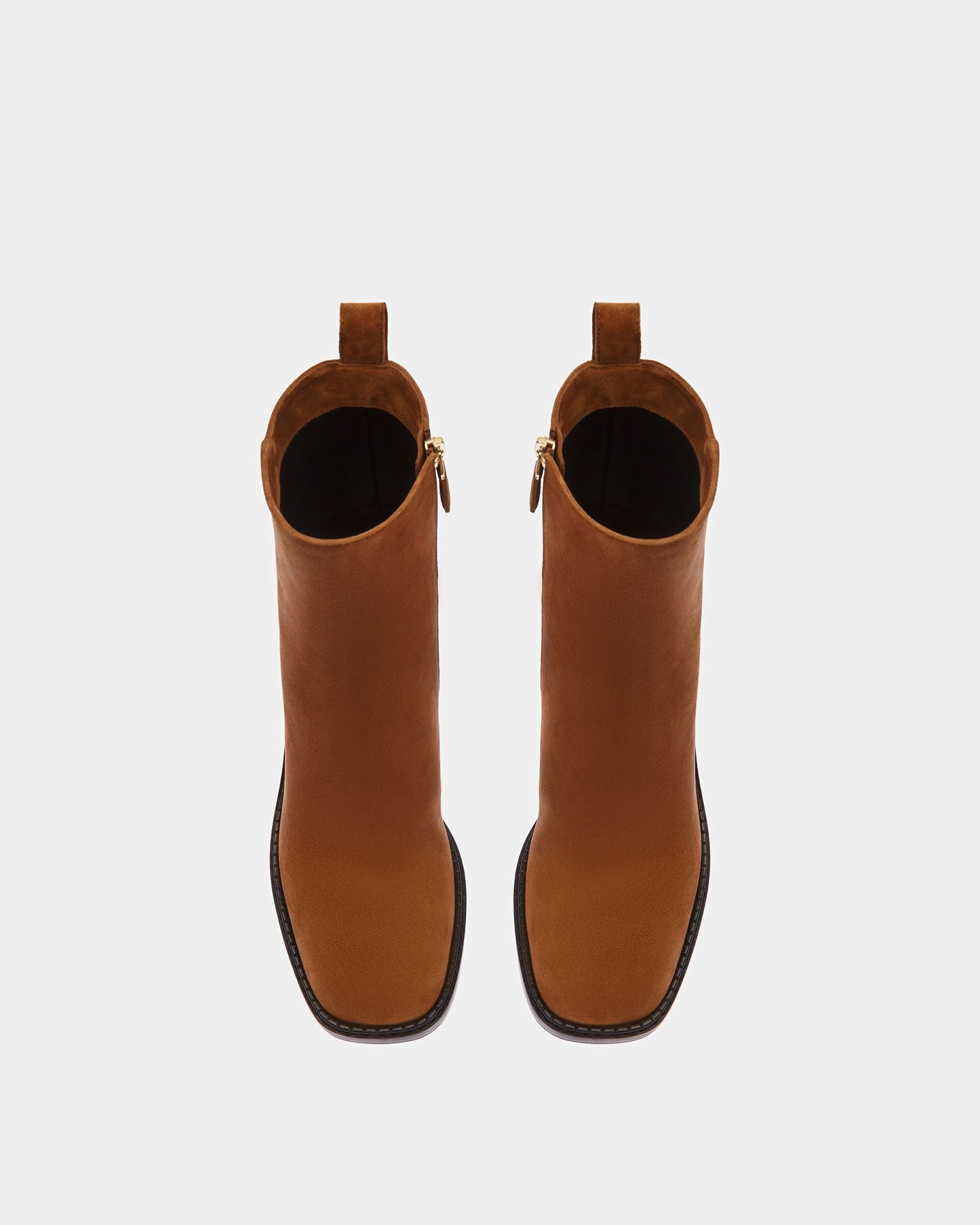Austine Leather Boots In Brown
