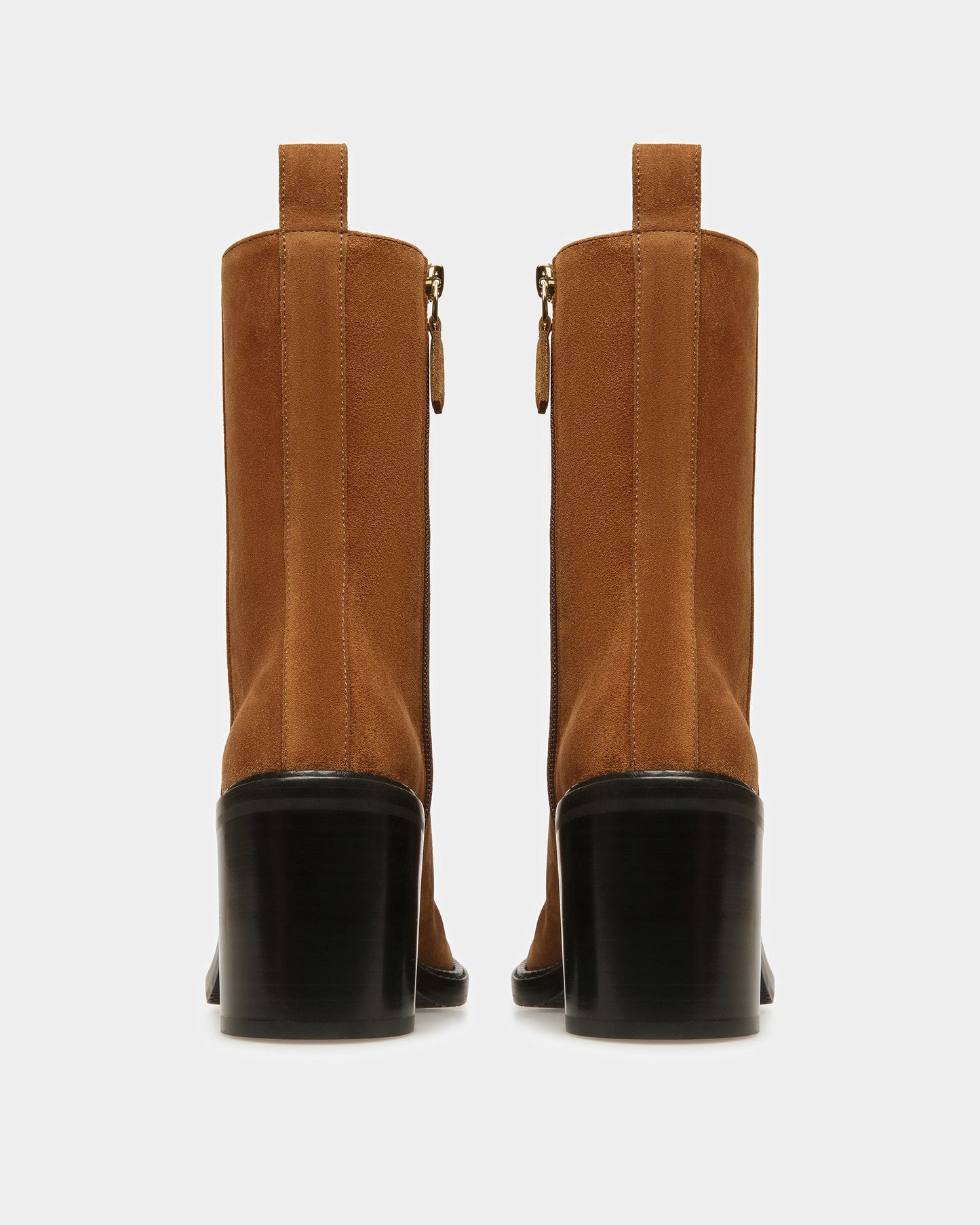 Austine Leather Boots In Brown