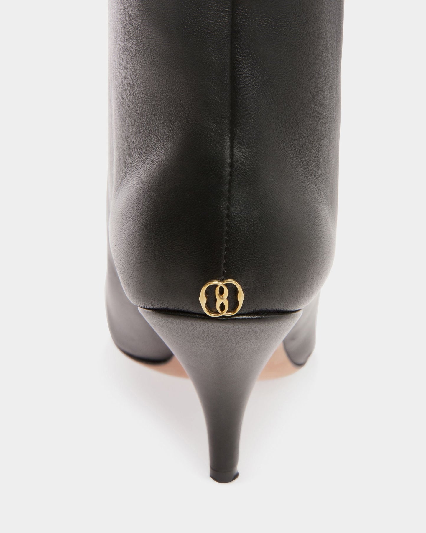 Kika | Women's Boots | Black Leather | Bally | Still Life Detail