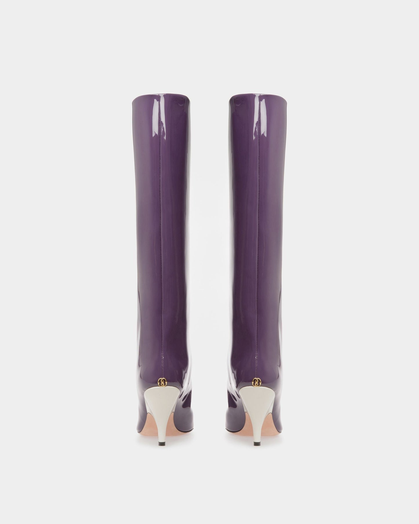 Kika | Women's Boots | Orchid Leather | Bally | Still Life 3/4 Back