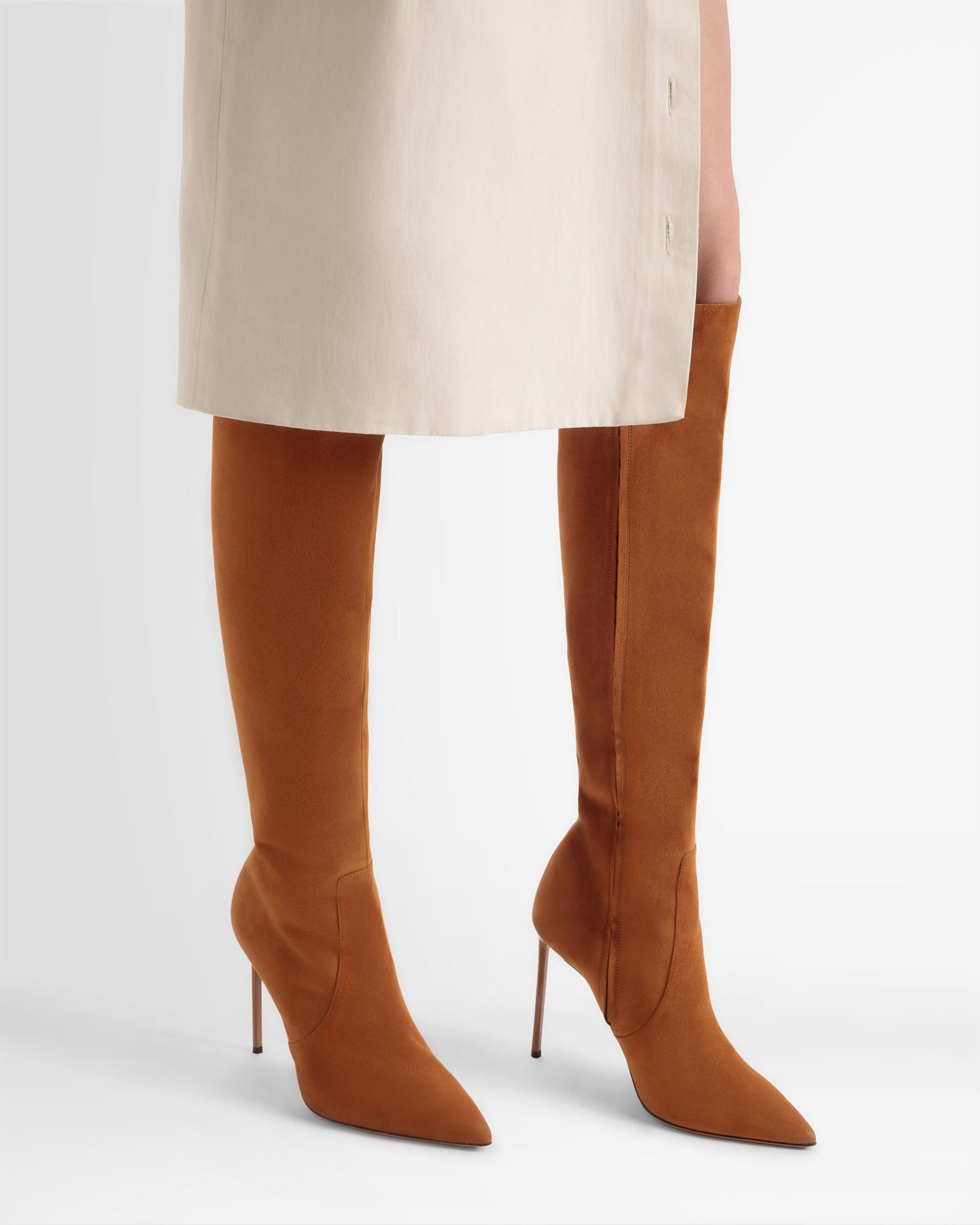 Block Boot In Suede