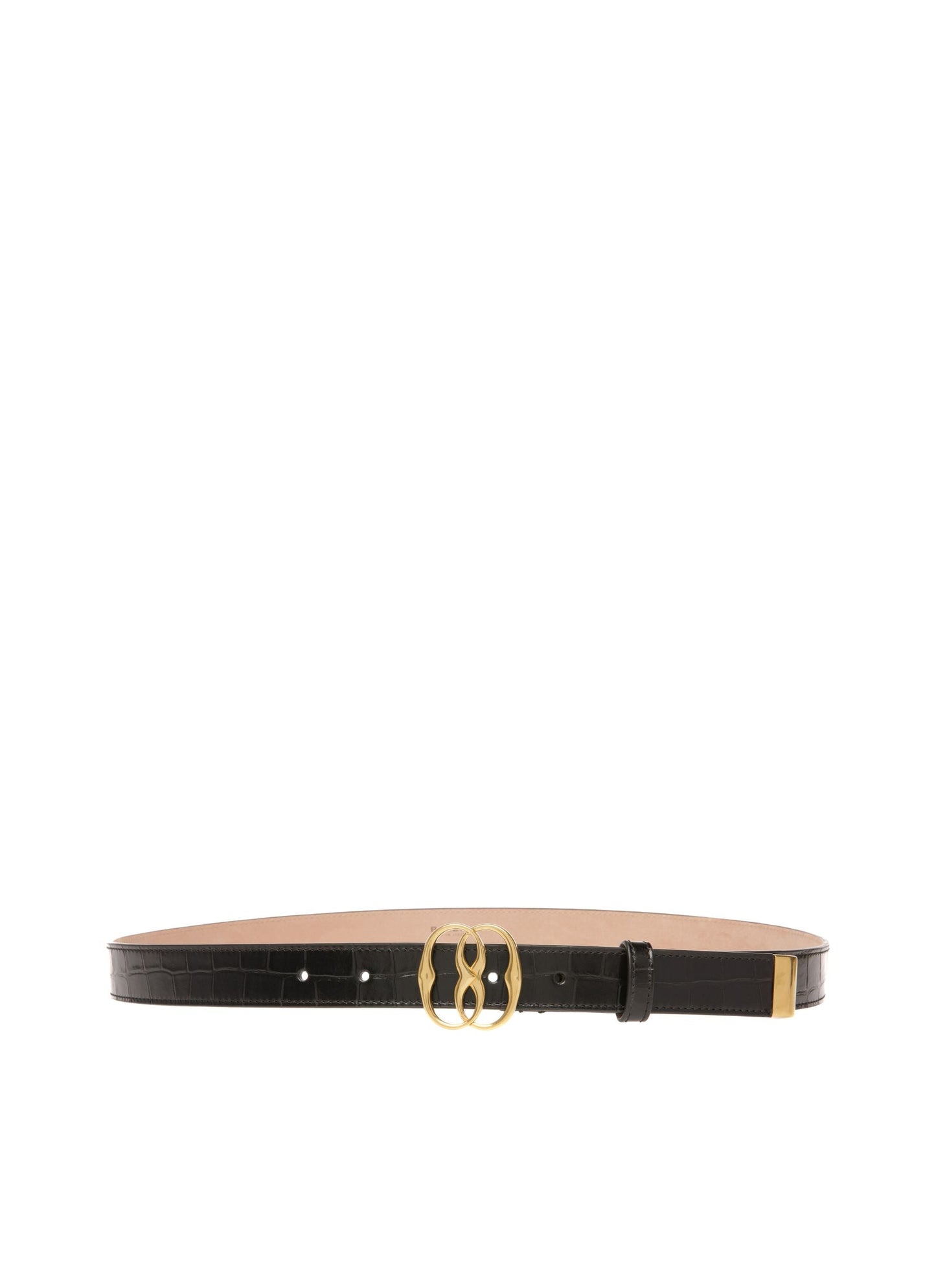 Emblem Crocodile Embossed 25mm Belt