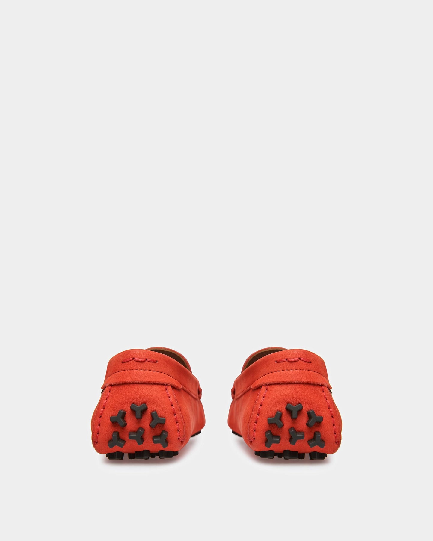 Lamby Leather Drivers In Orange
