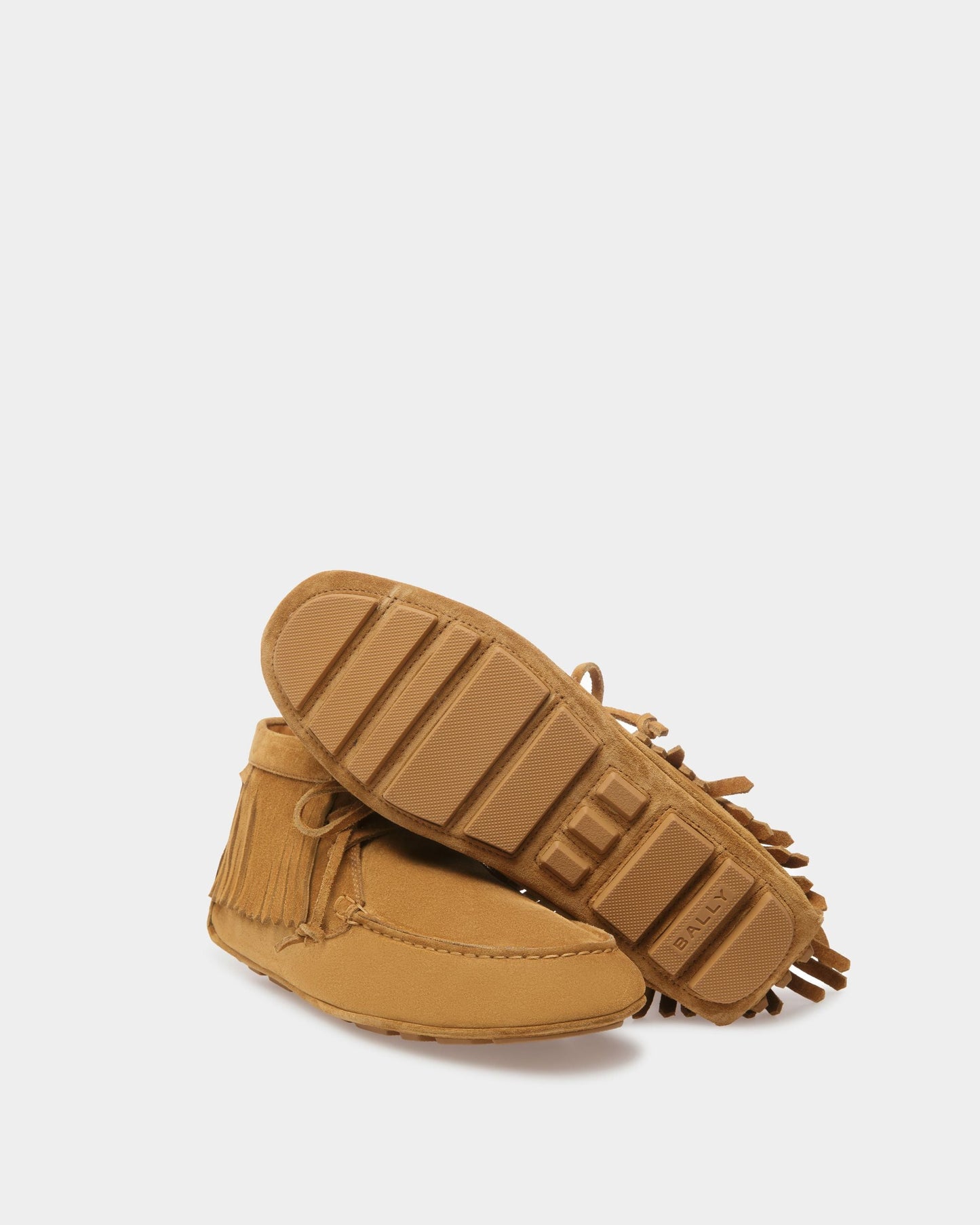 Kaory | Women's Drivers | Desert Leather | Bally | Still Life Below