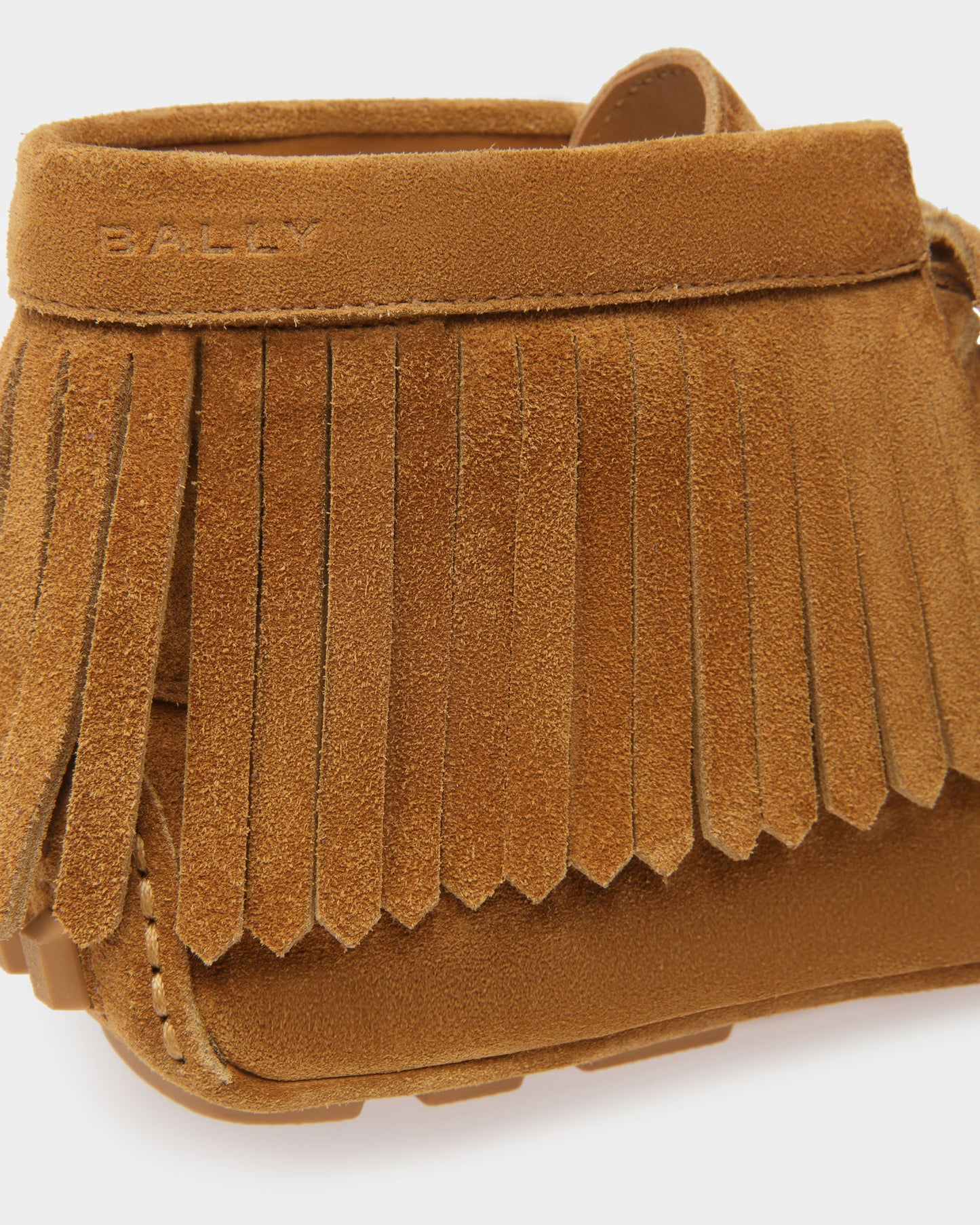 Kaory | Women's Drivers | Desert Leather | Bally | Still Life Detail