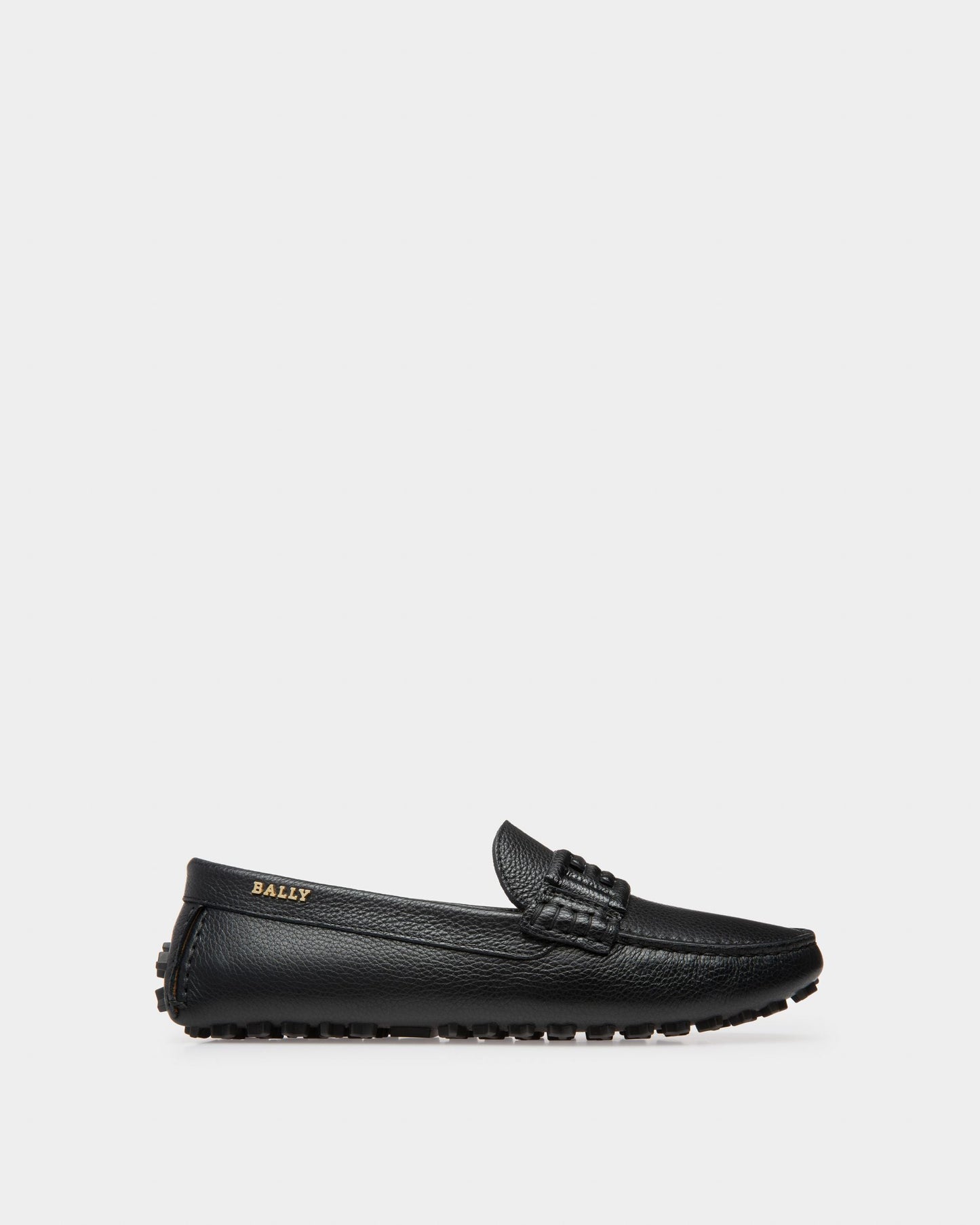 Leyla Leather Drivers In Black