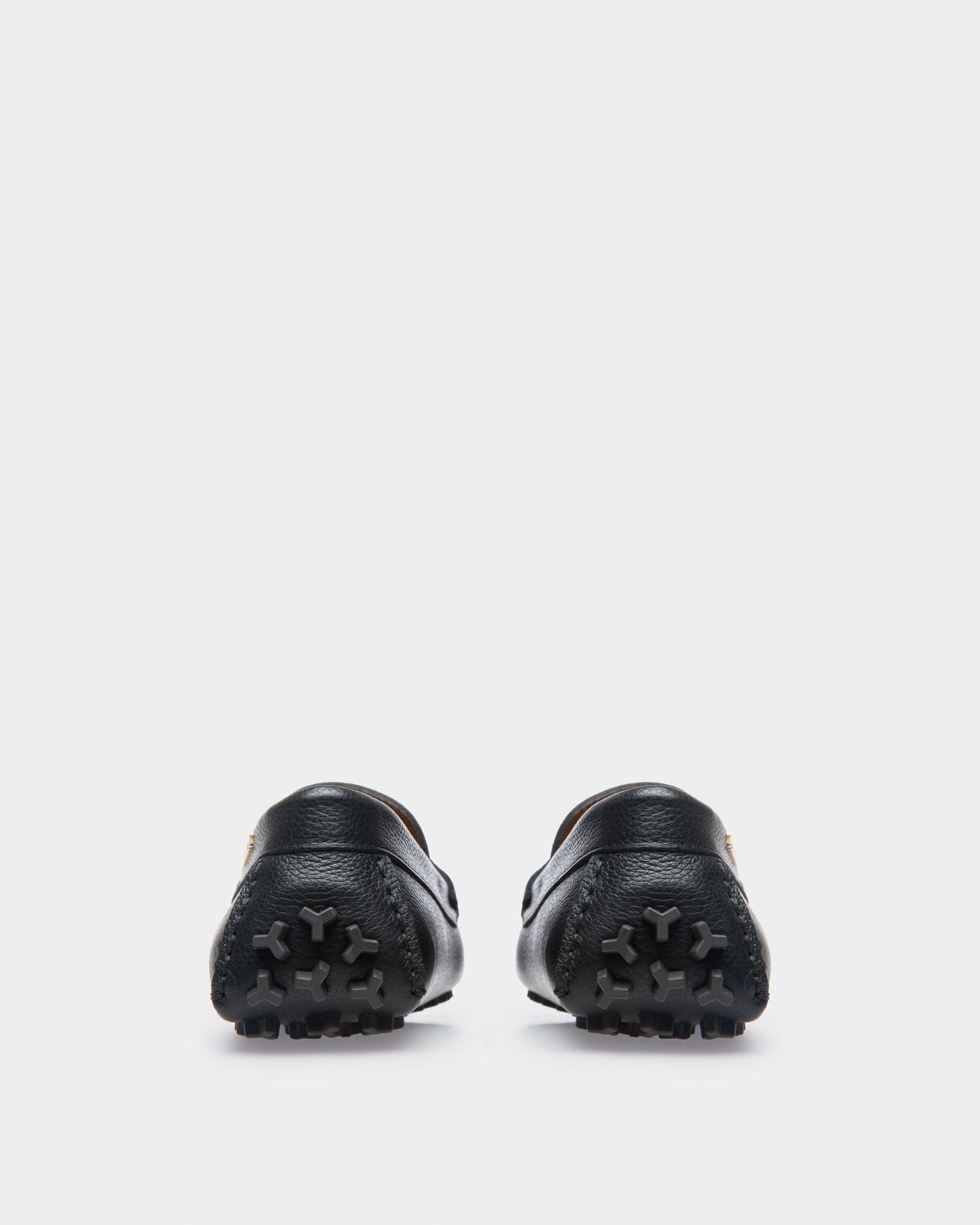 Leyla Leather Drivers In Black