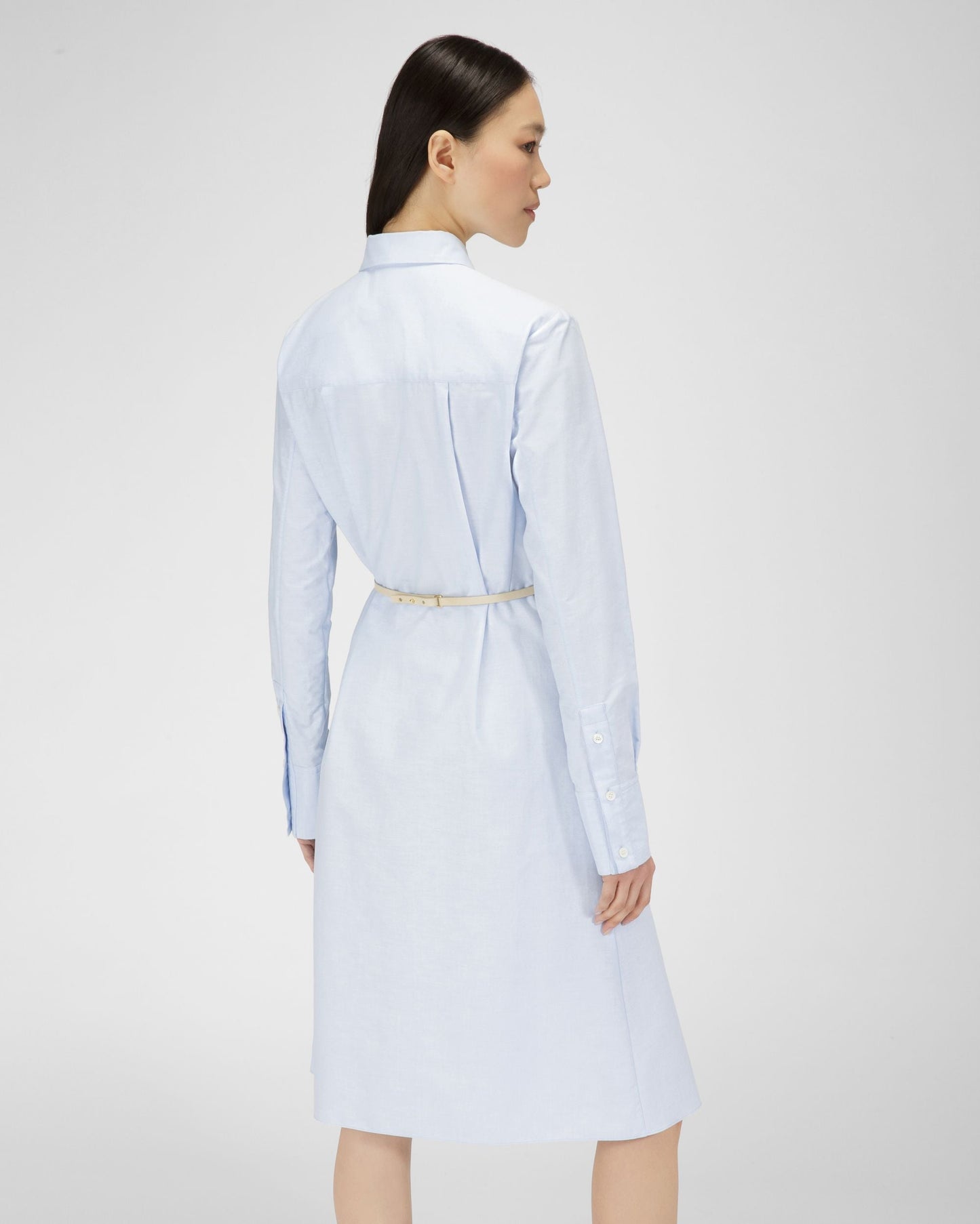 Cotton Dress In Light Blue