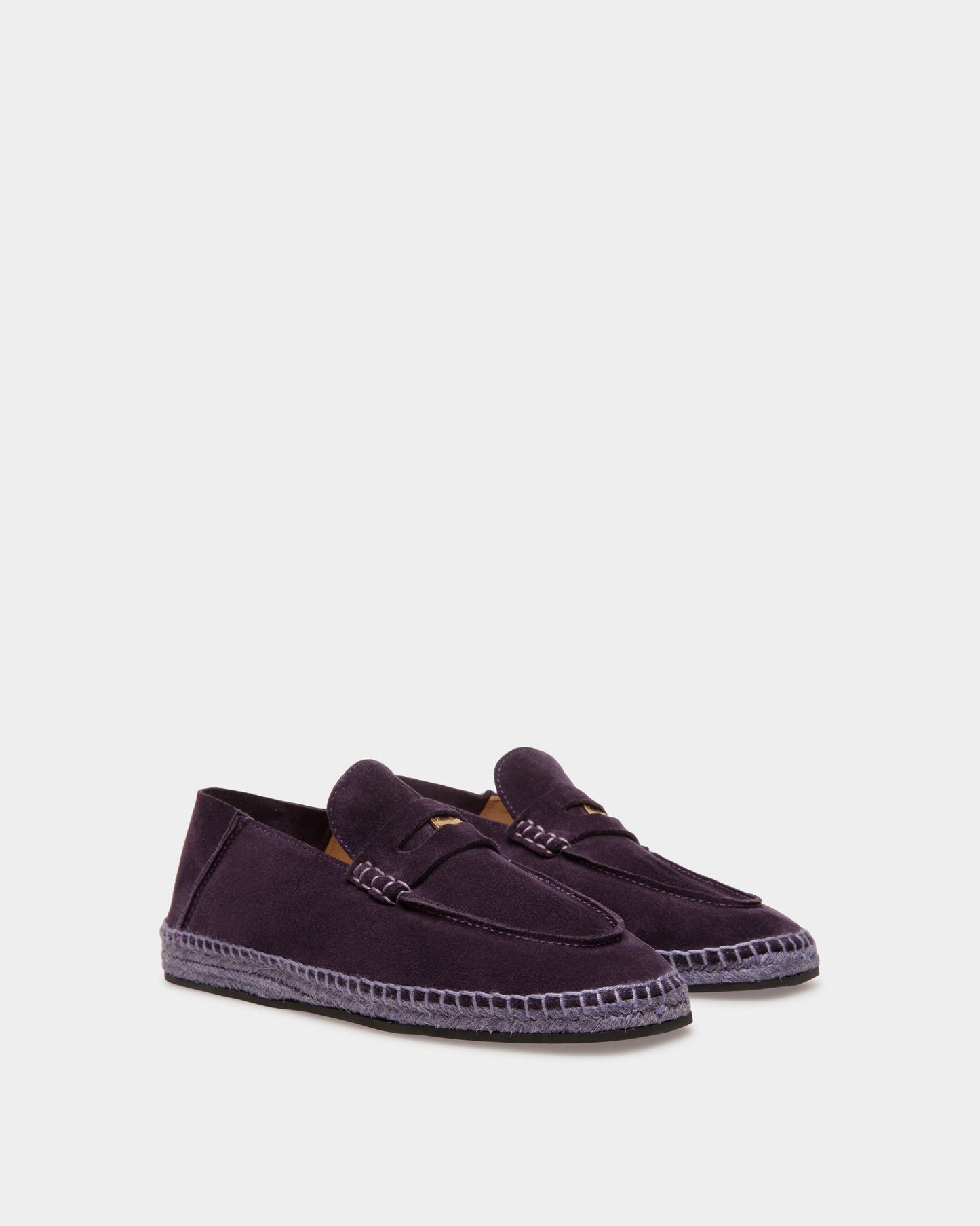 Kolby | Women's Espadrilles | Orchid Leather | Bally | Still Life 3/4 Front