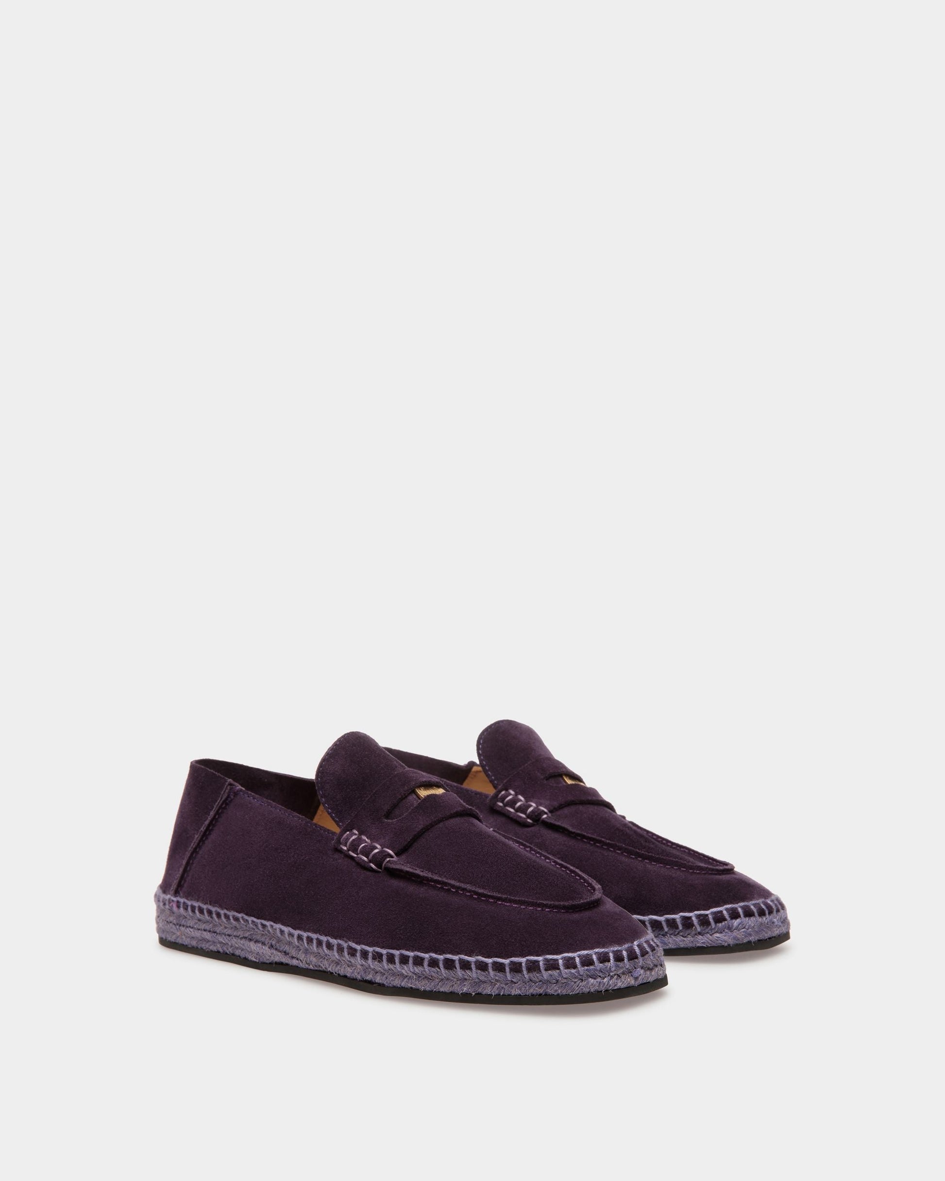 Kolby | Women's Espadrilles | Orchid Leather | Bally | Still Life 3/4 Front