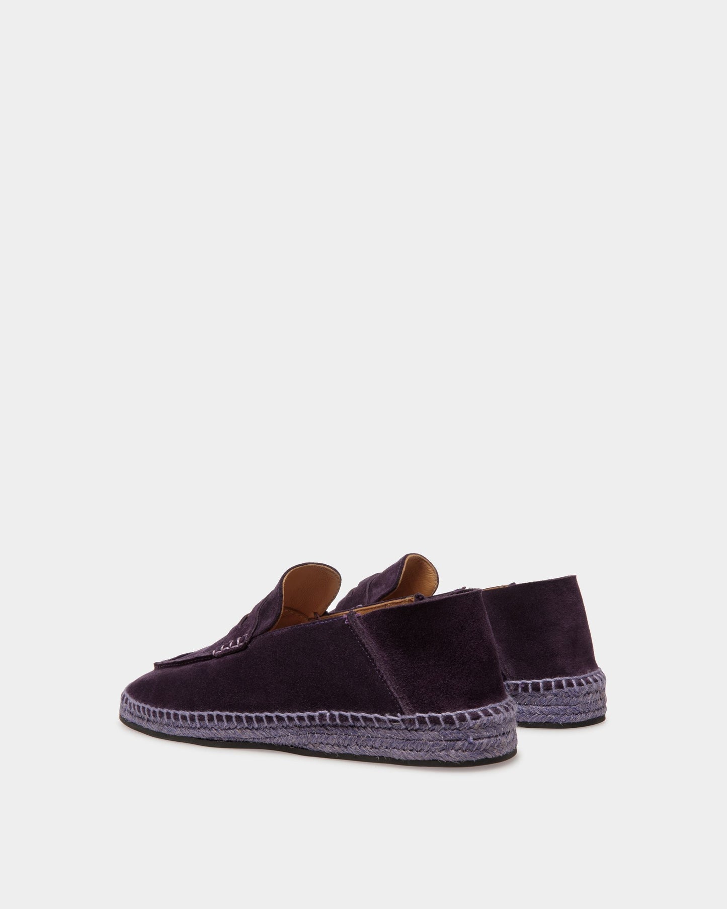 Kolby | Women's Espadrilles | Orchid Leather | Bally | Still Life 3/4 Back