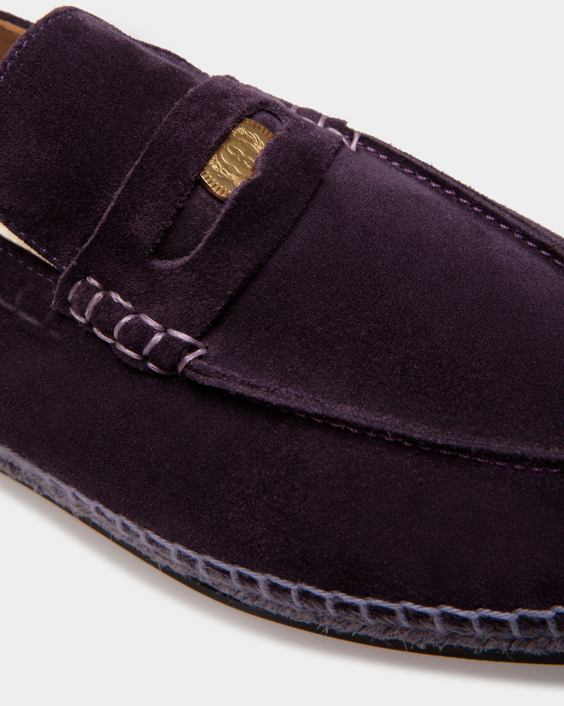 Kolby | Women's Espadrilles | Orchid Leather | Bally | Still Life Detail