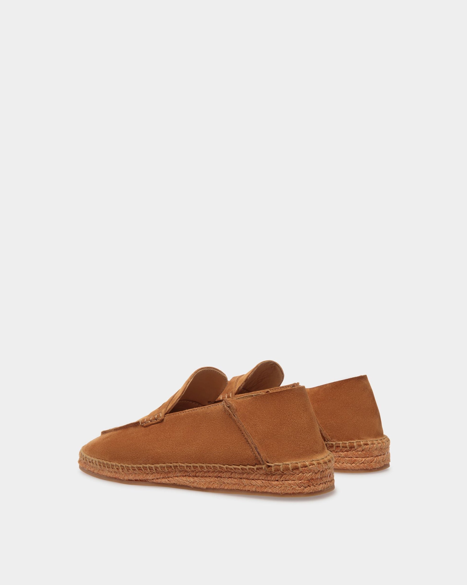 Kolby | Women's Espadrilles | Desert Leather | Bally | Still Life 3/4 Back