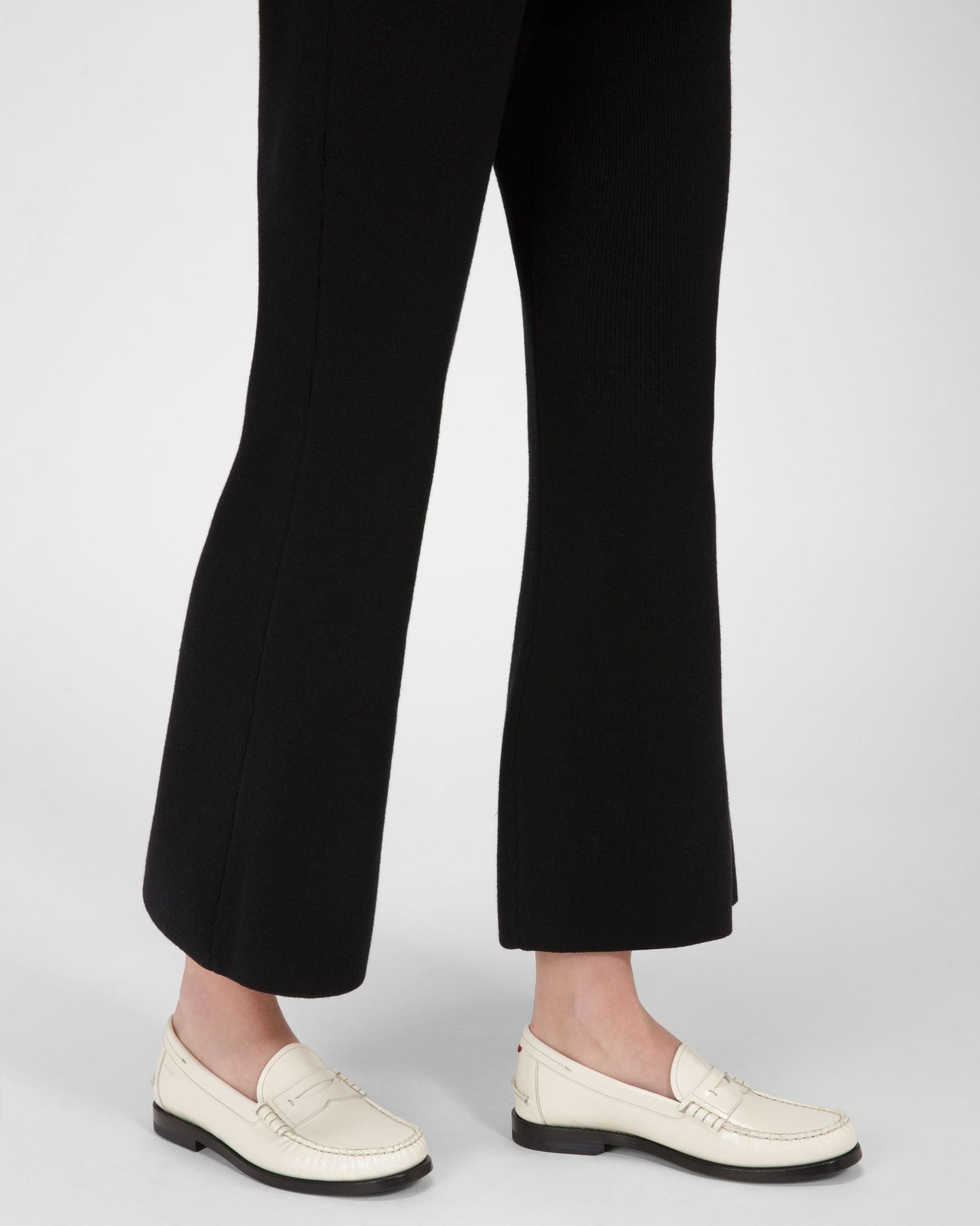 Coelo Leather Moccasins In Bone
