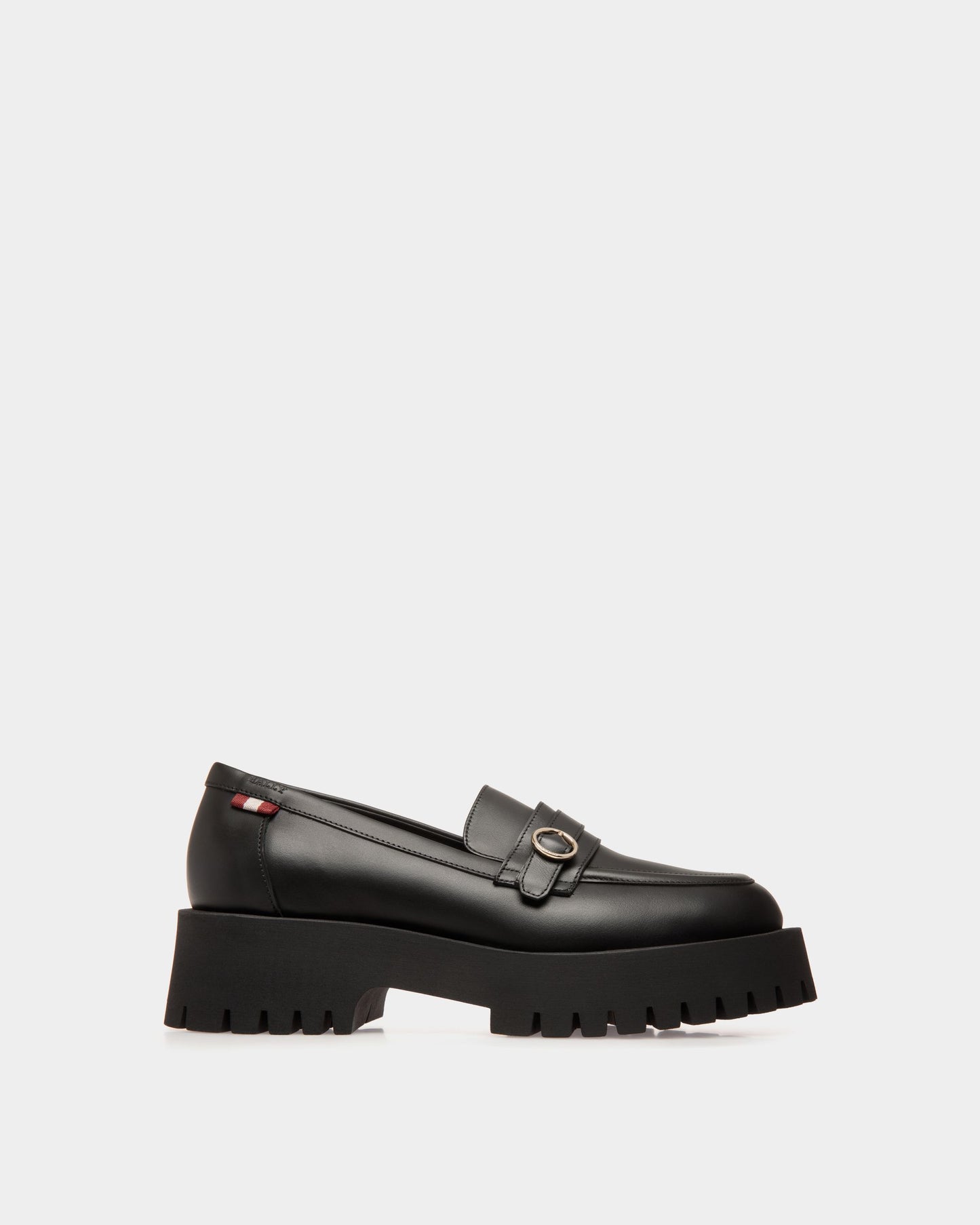 Moccasin in Black Leather