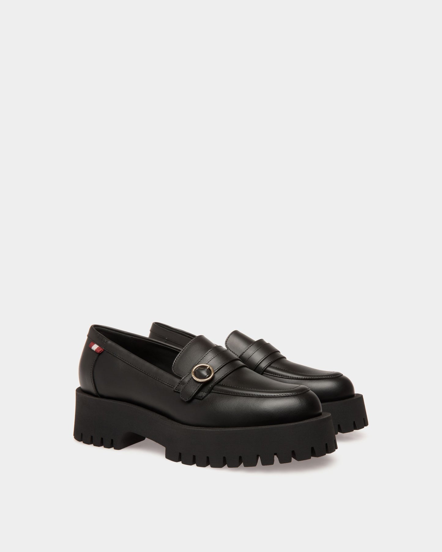 Moccasin in Black Leather