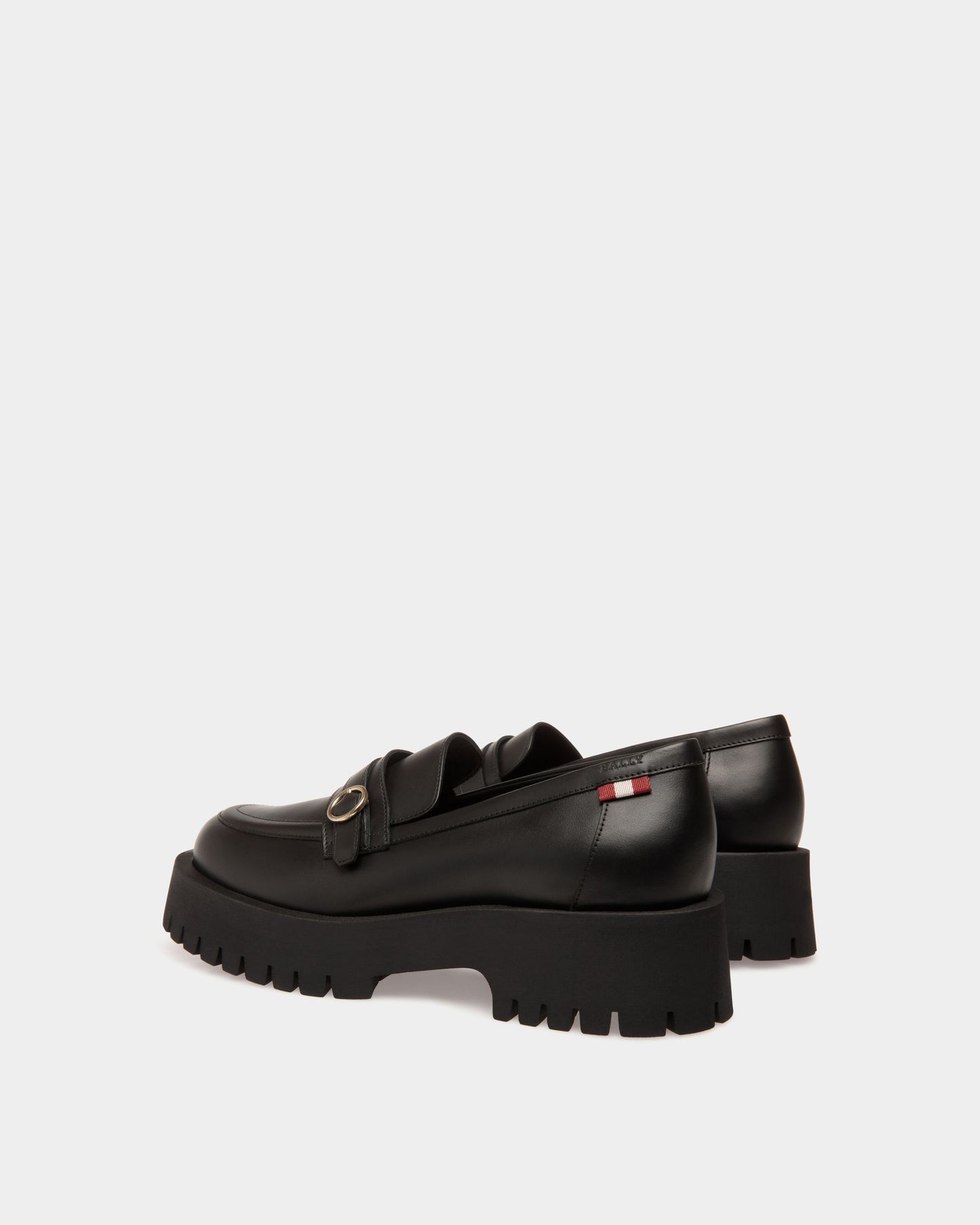 Moccasin in Black Leather