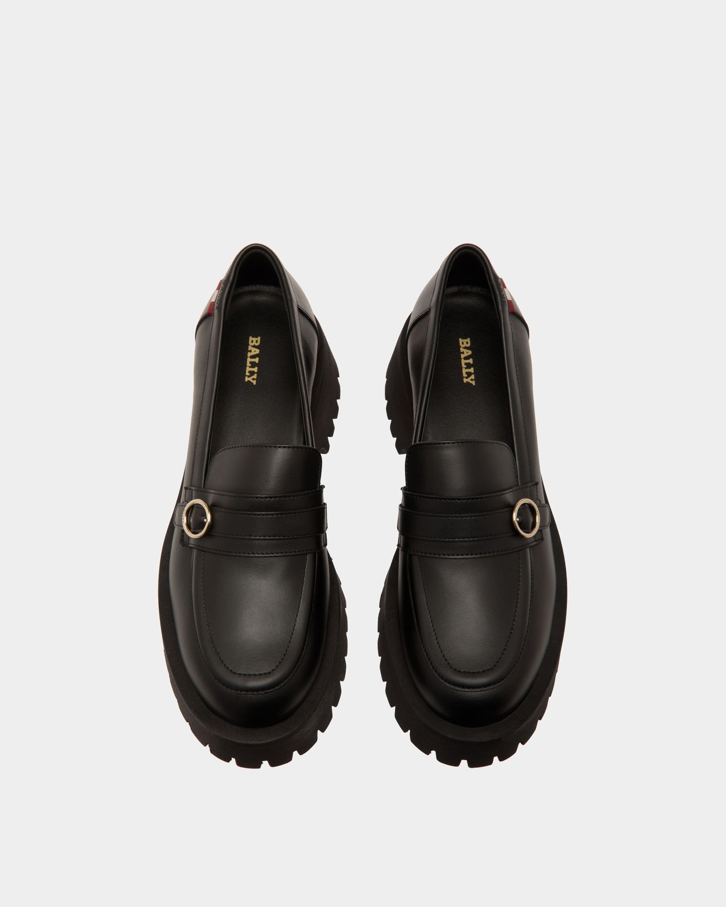 Moccasin in Black Leather